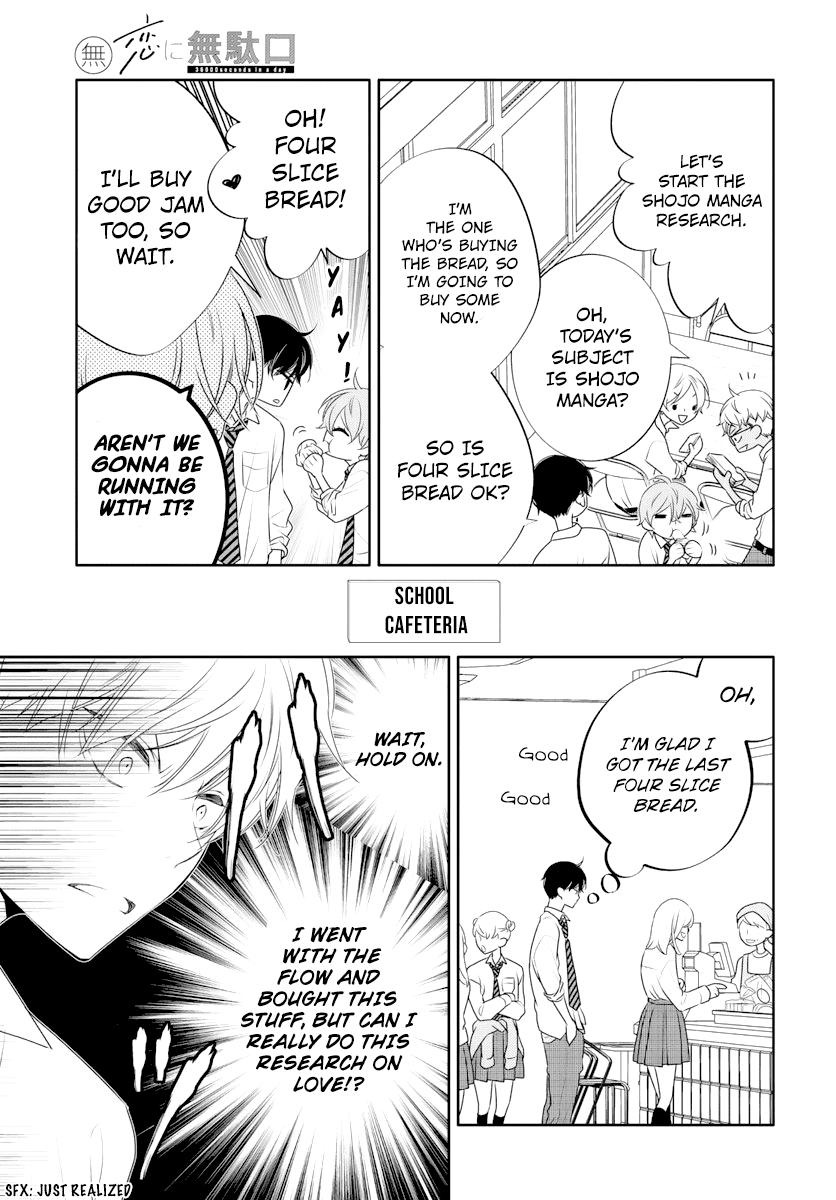 Koi Ni Mudaguchi - Chapter 1: White Bread And Shojo Manga