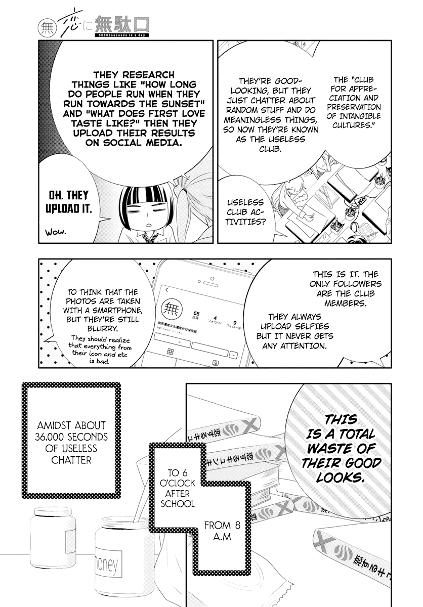 Koi Ni Mudaguchi - Chapter 1: White Bread And Shojo Manga