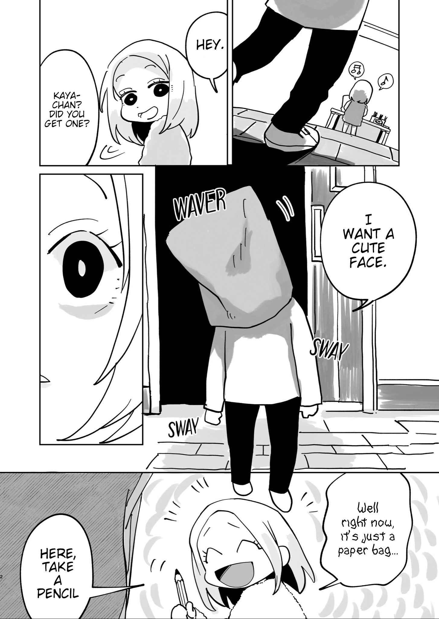 Kaya-Chan Wa Kowakunai Extras - Vol.1 Chapter 2: While Playing With Paper Bags...