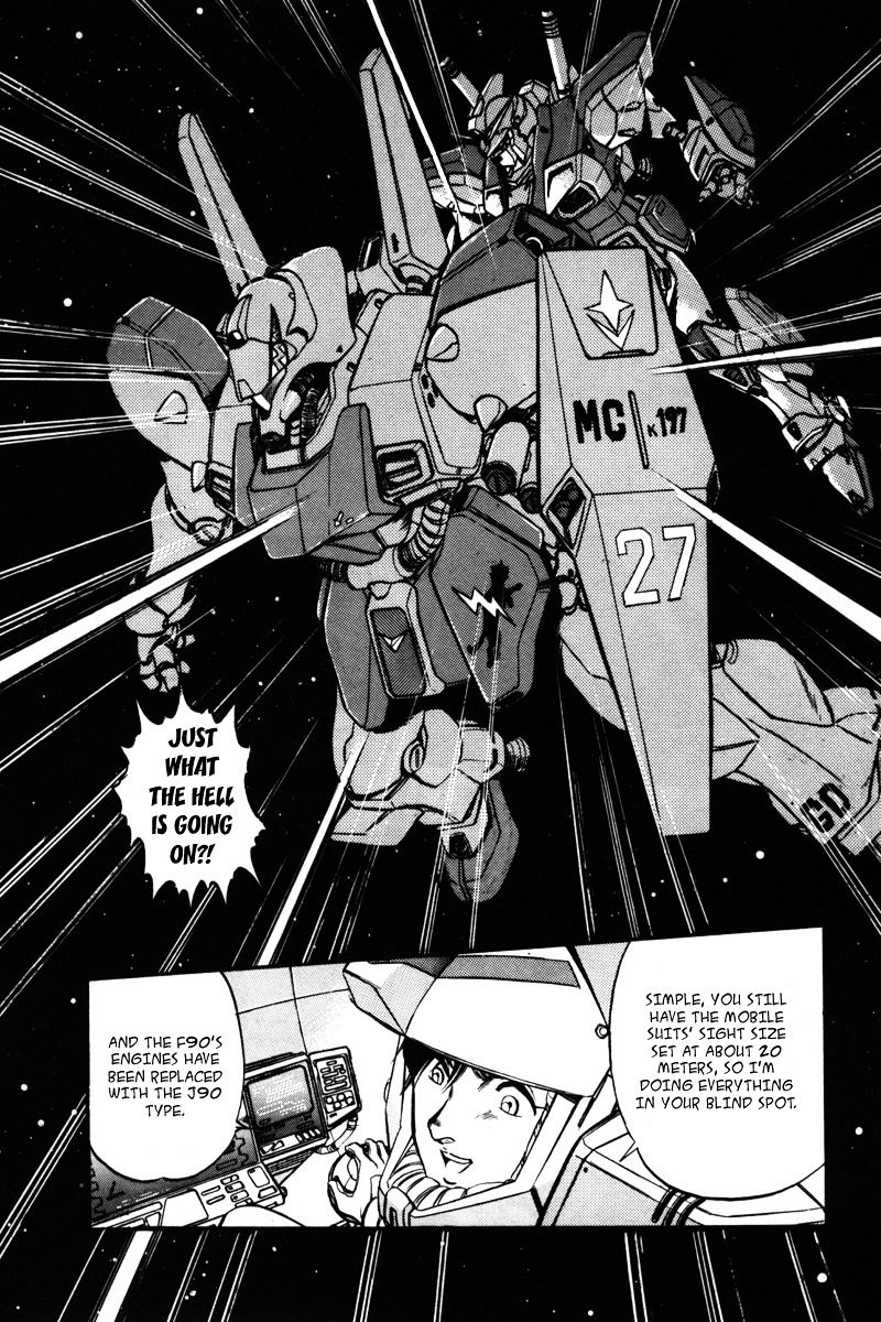 Kidou Senshi Gundam F90 - Vol.1 Chapter 4 : Suspicion