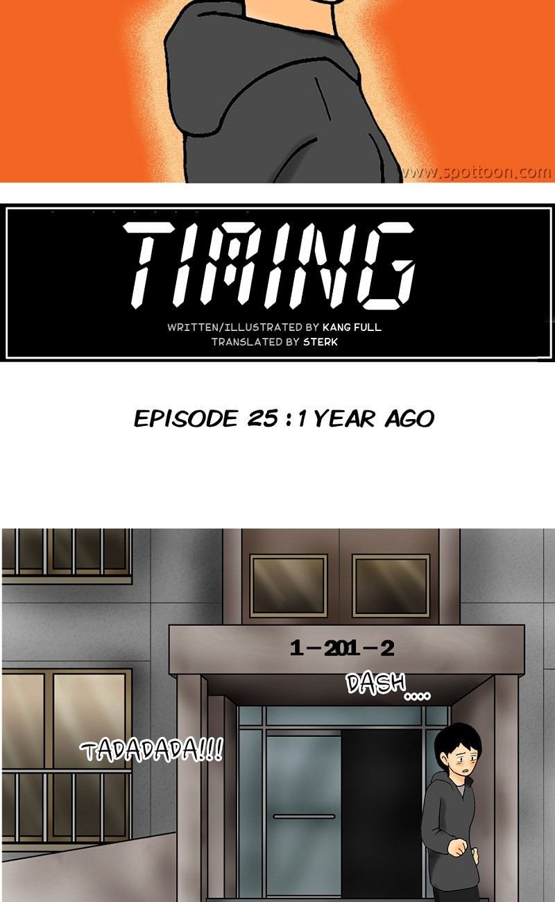 Timing - Chapter 25: 1 Year Ago