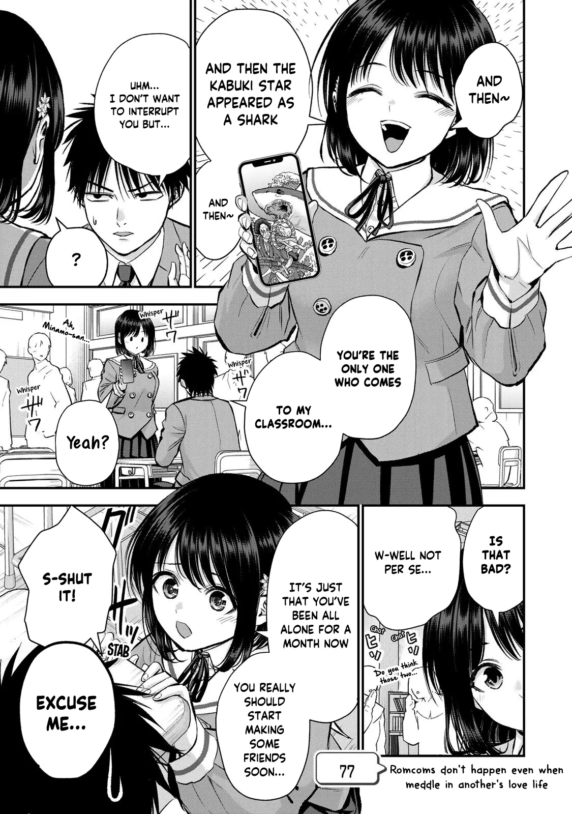 No More Love With The Girls - Vol.9 Chapter 77: Romcoms Don’t Happen Even When Meddle In Another’s Love Life