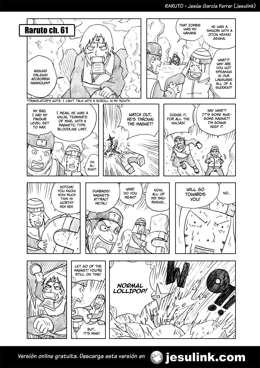 Raruto Sisepuede - Vol.4 Chapter 25 : Zombie Bigbosses