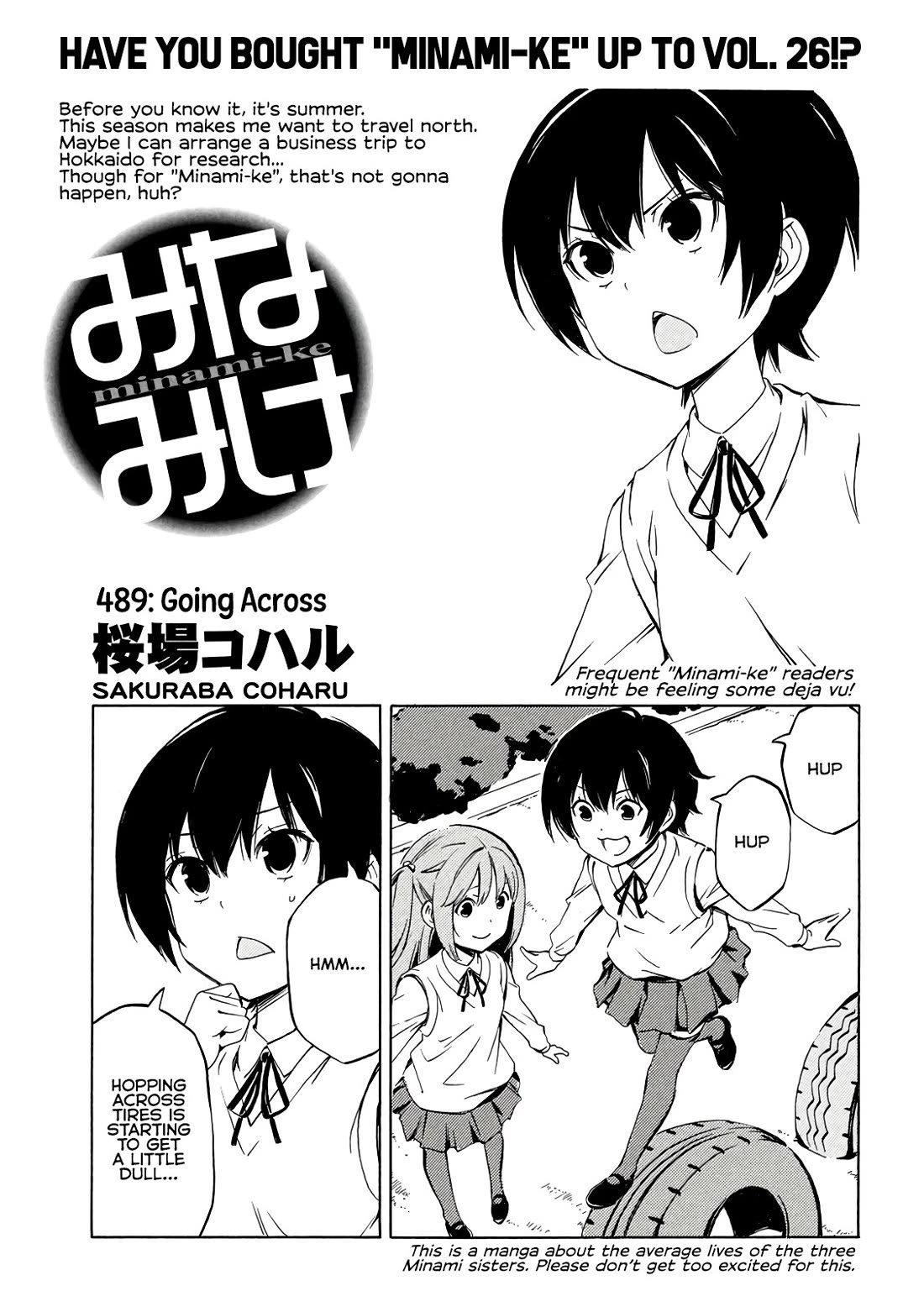 Minami-Ke - Chapter 489: Going Across