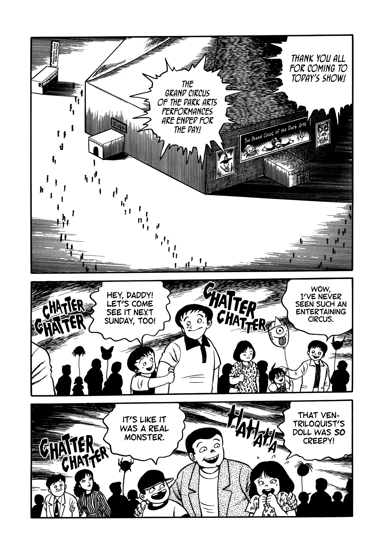 Horror Anthology Comic Shikaku - Chapter 5: A Circus Tale (Hideshi Hino)