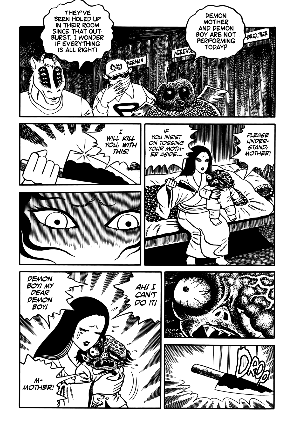 Horror Anthology Comic Shikaku - Chapter 5: A Circus Tale (Hideshi Hino)