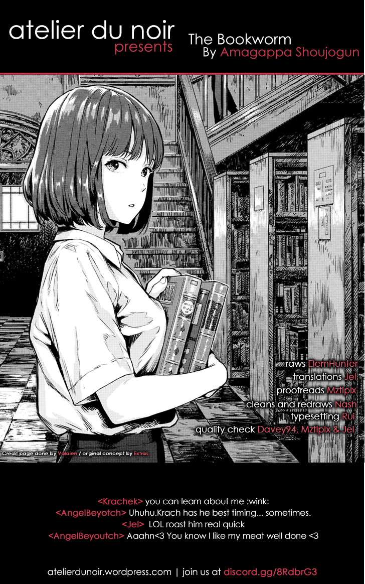 Horror Anthology Comic Shikaku - Chapter 4: The Bookworm (Amagappa Shoujogun)