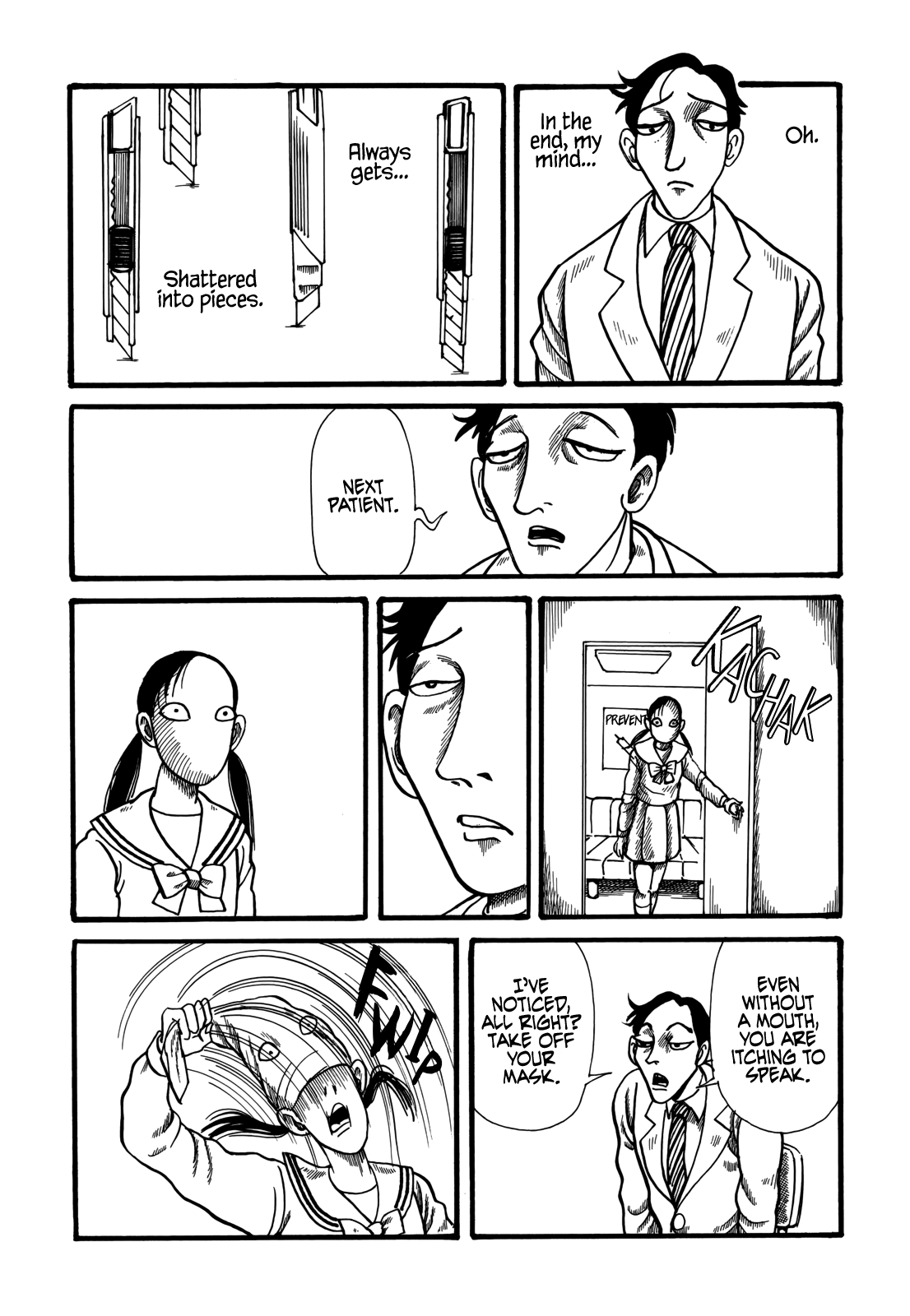 Horror Anthology Comic Shikaku - Chapter 3: Spiritual Medicine (Inuki Kanako)