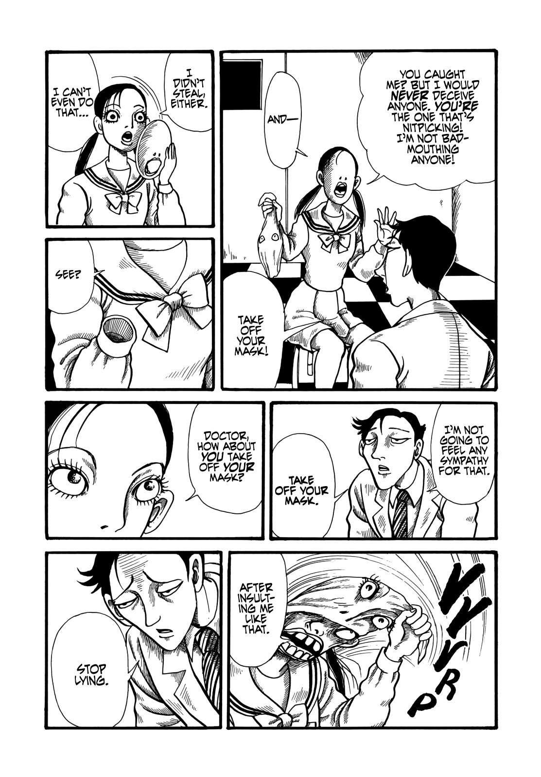 Horror Anthology Comic Shikaku - Chapter 3: Spiritual Medicine (Inuki Kanako)