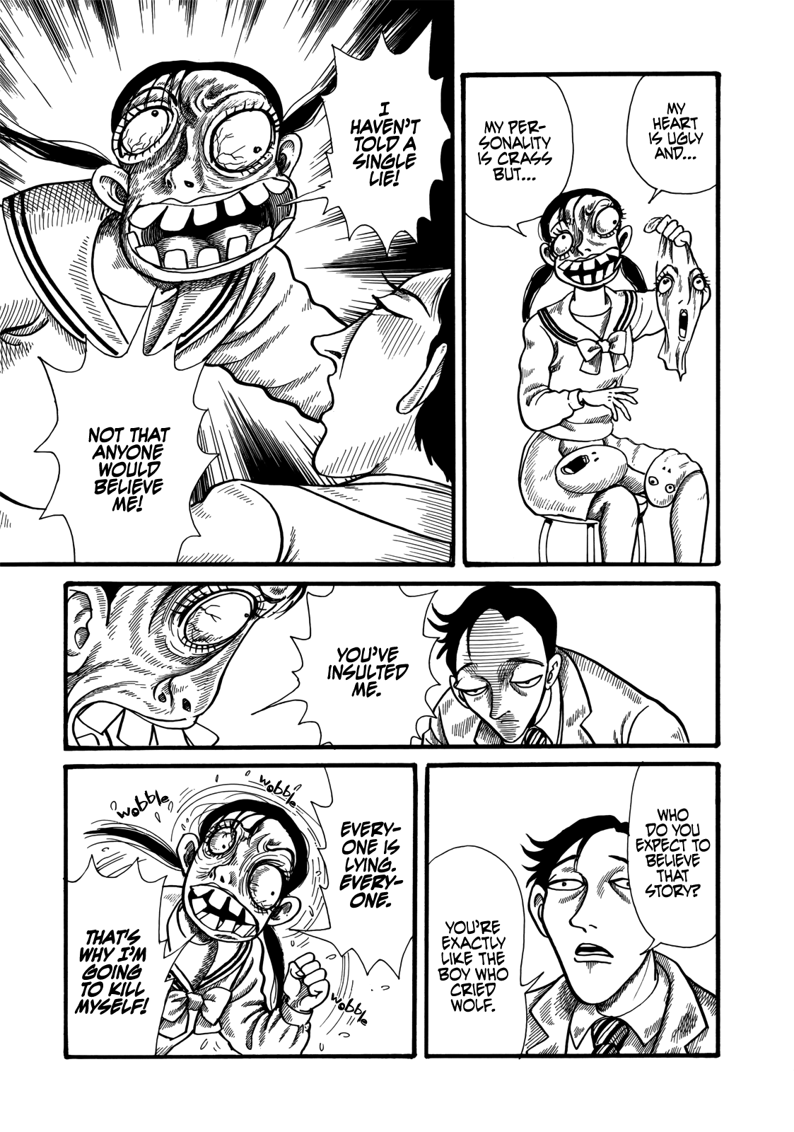 Horror Anthology Comic Shikaku - Chapter 3: Spiritual Medicine (Inuki Kanako)