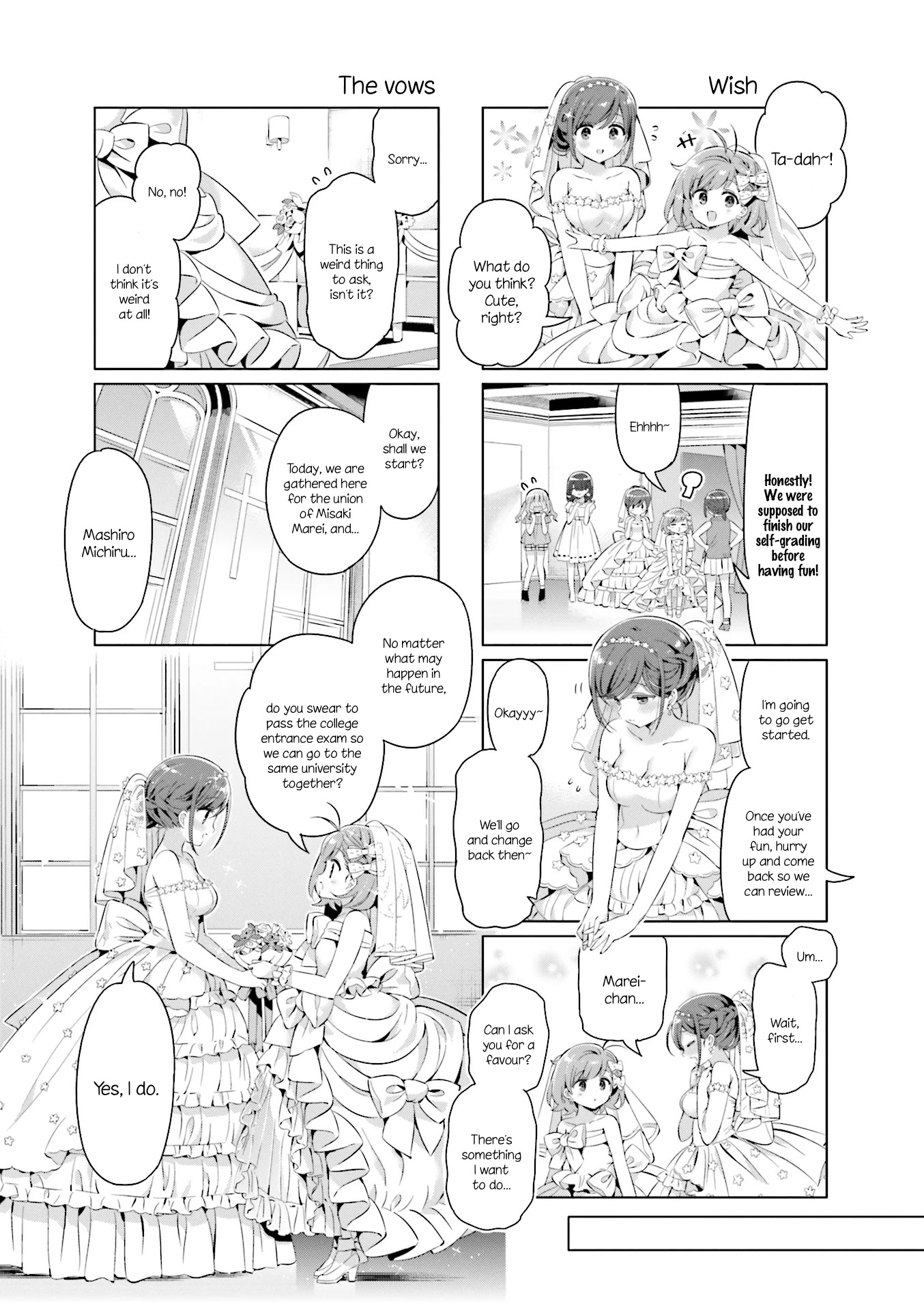 Kirakira★Study ~Zettai Goukaku Sengen~ - Chapter 24: Their Wedding Day