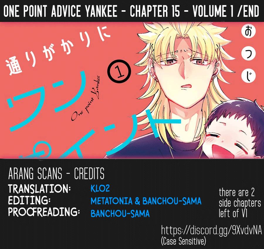 Toorigakari Ni One Point Advice Shiteiku Type No Yankee - Vol.1 Chapter 15