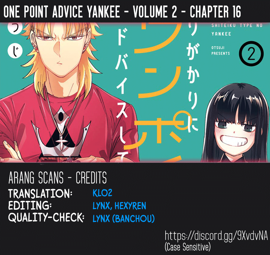 Toorigakari Ni One Point Advice Shiteiku Type No Yankee - Vol.2 Chapter 16