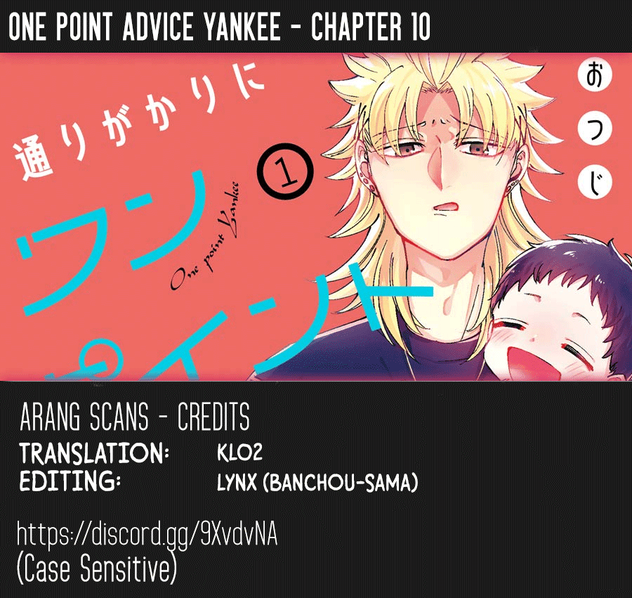 Toorigakari Ni One Point Advice Shiteiku Type No Yankee - Chapter 10