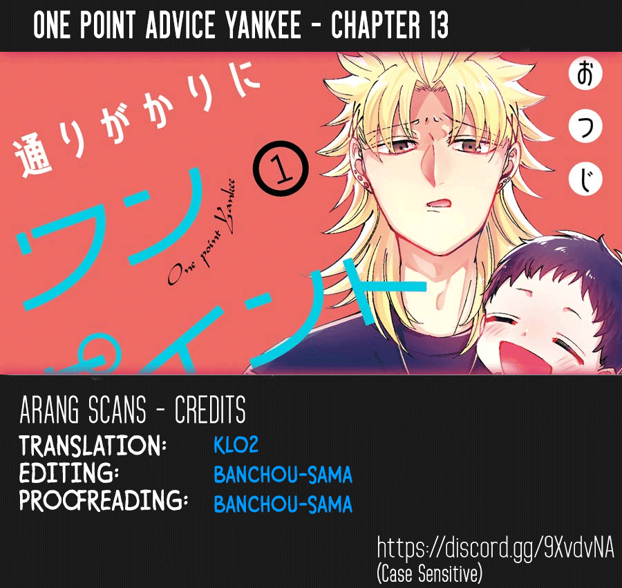 Toorigakari Ni One Point Advice Shiteiku Type No Yankee - Chapter 13