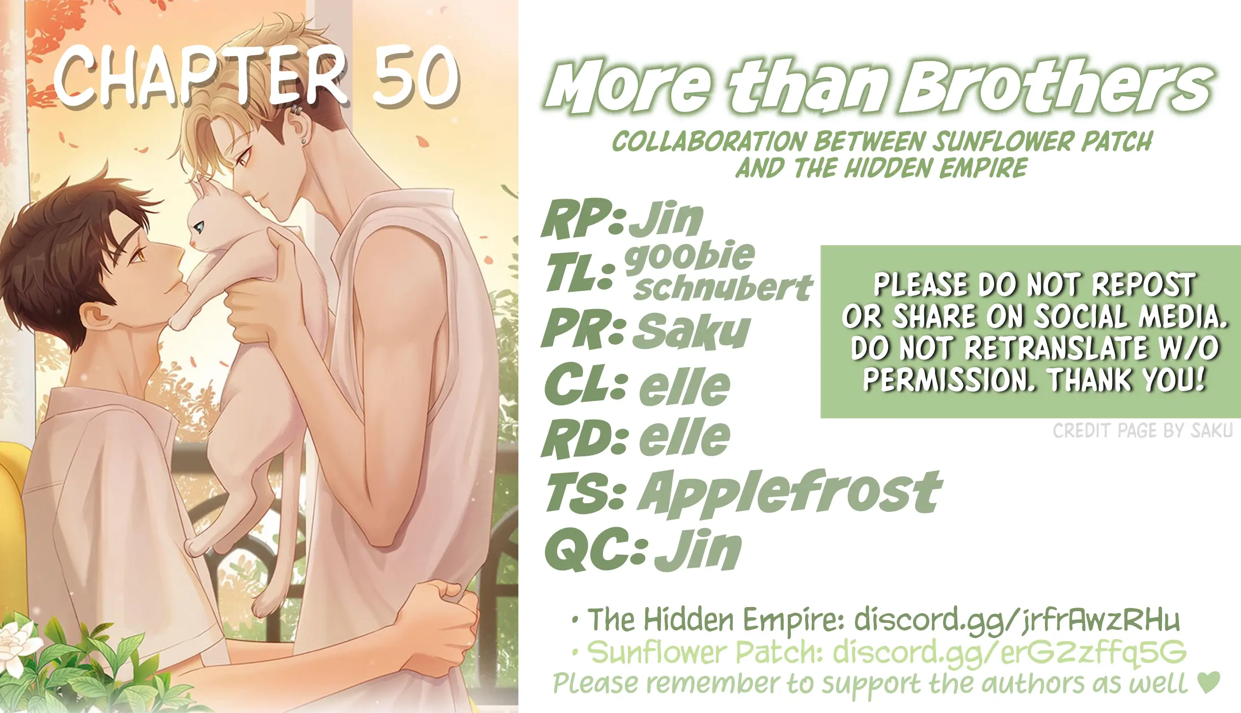 More Than Brothers - Chapter 50: Bai Yun's Worries