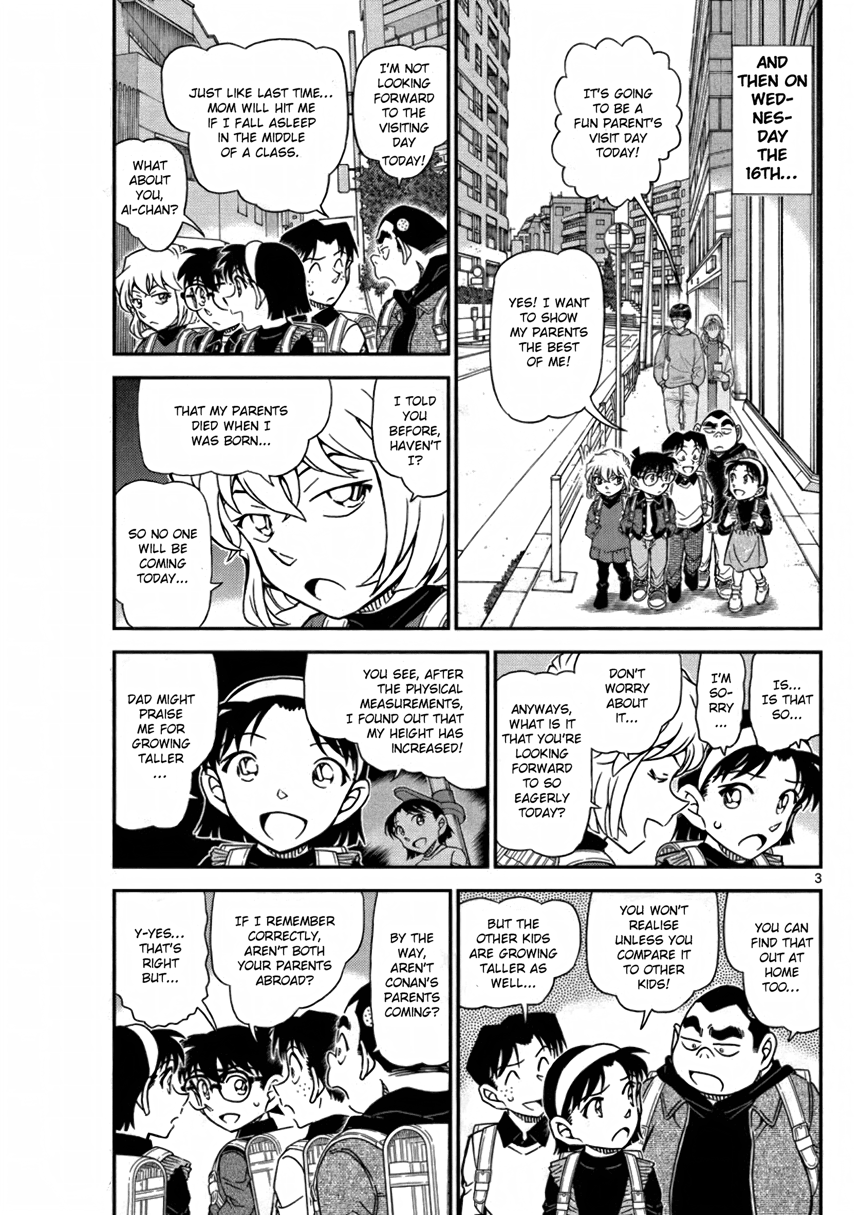 Detective Conan - Chapter 1110: Unsettling Parents’ Visit Day