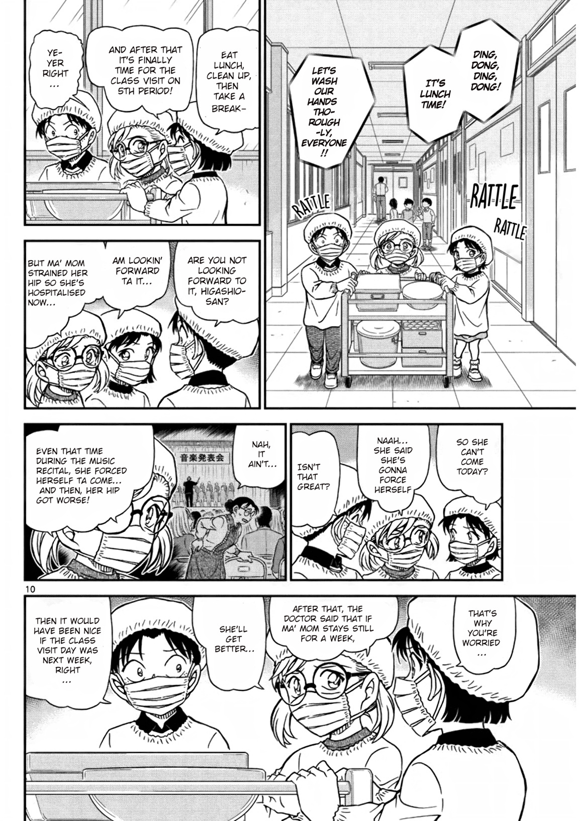 Detective Conan - Chapter 1110: Unsettling Parents’ Visit Day