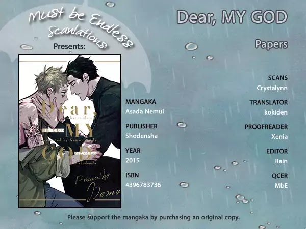 Dear, My God - Chapter 5: Papers [End]