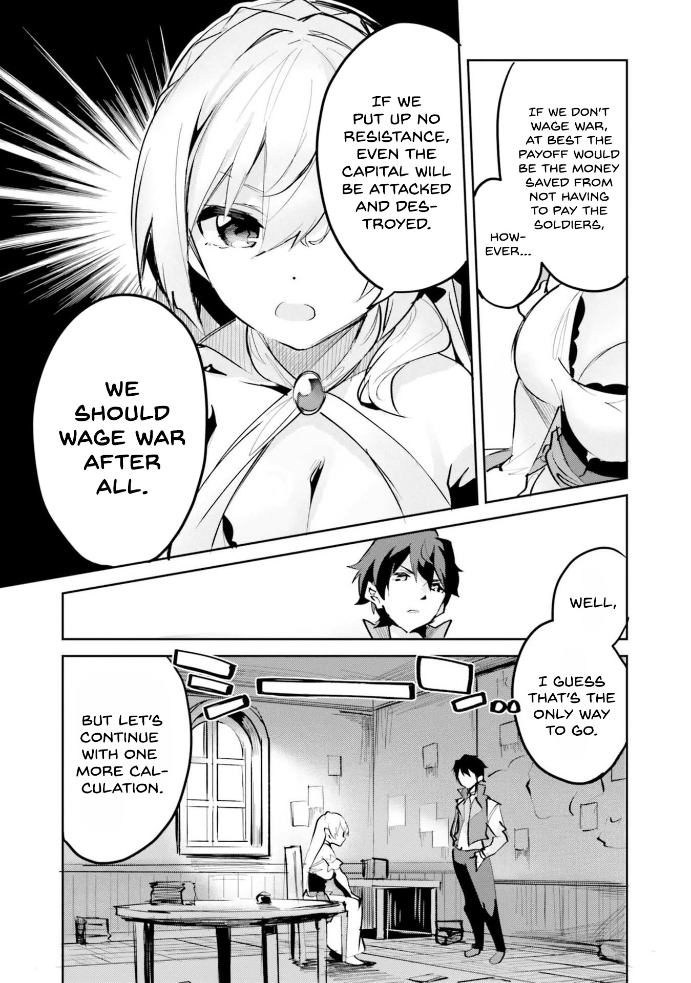 Suuji De Sukuu! Jyakushou Kokka - Chapter 4