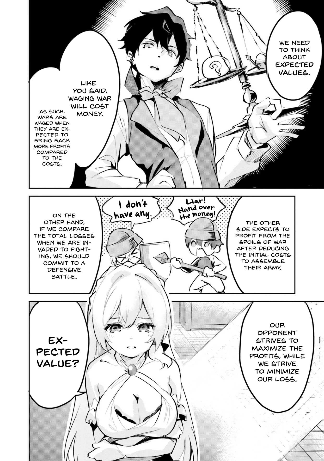 Suuji De Sukuu! Jyakushou Kokka - Chapter 4