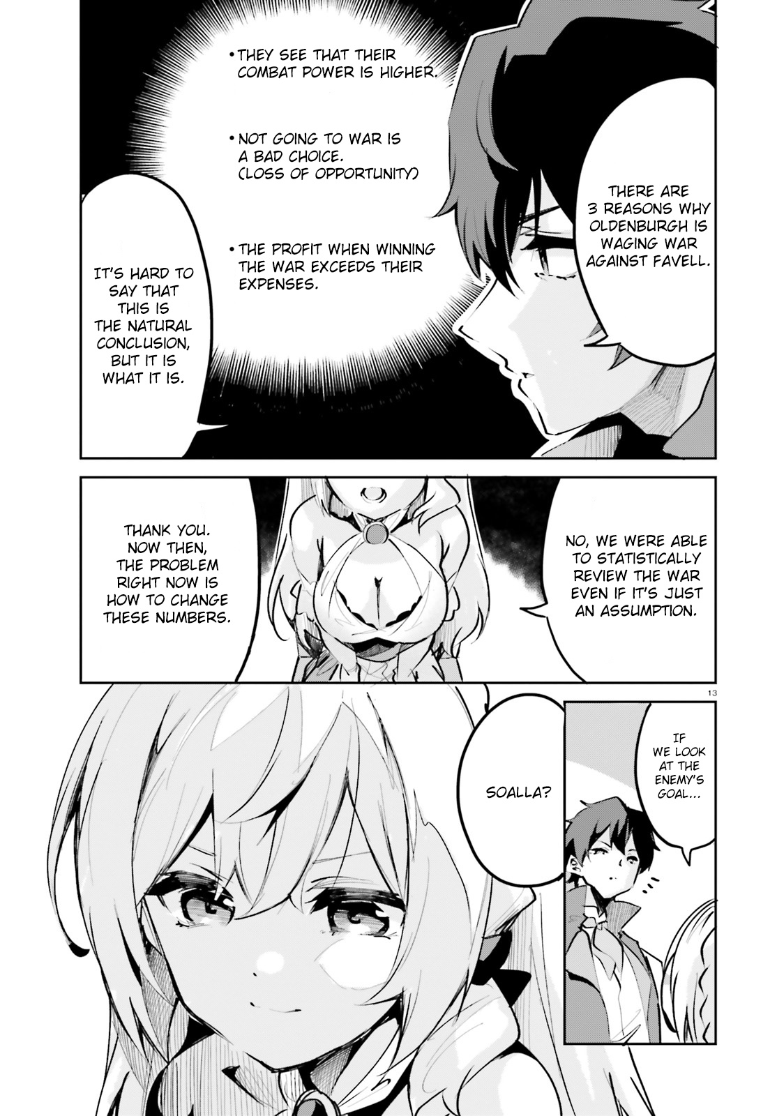 Suuji De Sukuu! Jyakushou Kokka - Chapter 4.1