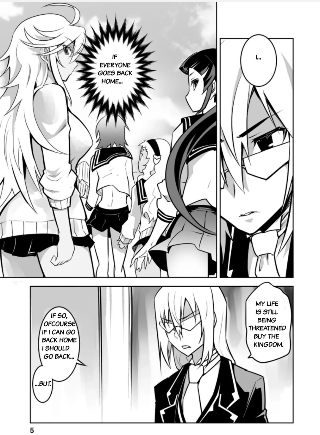 Class Teni De Ore Dake Haburaretara, Doukyuu Harem Tsukuru Koto Ni Shita - Chapter 21.1