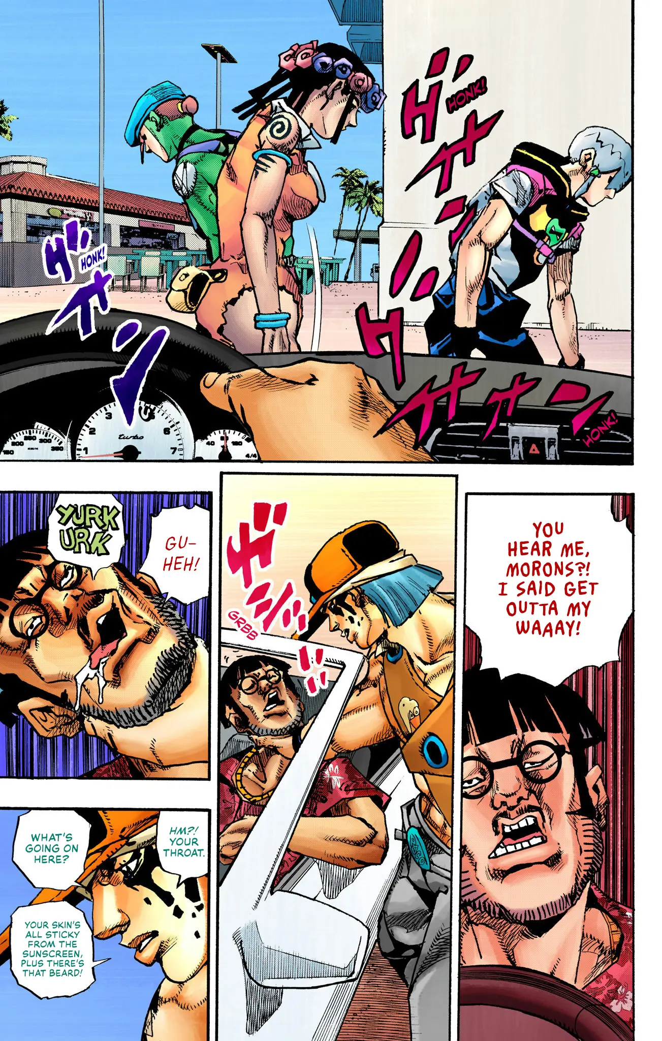 Jojo's Bizarre Adventure Part 9 - The Jojolands (Official Colored) - Vol.3 Chapter 11: Kailua-Kona - Flight Waiting Time Part 3