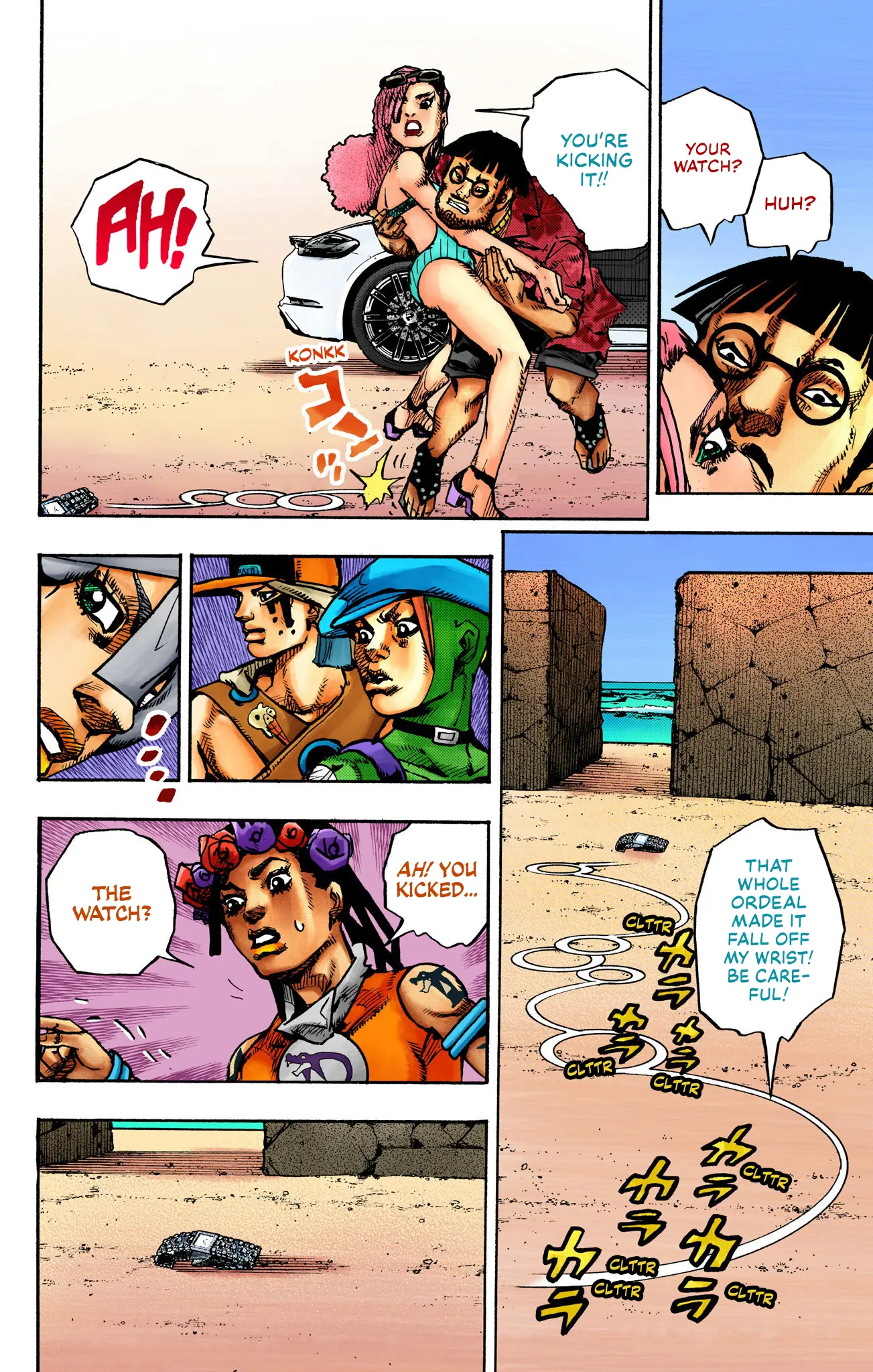 Jojo's Bizarre Adventure Part 9 - The Jojolands (Official Colored) - Vol.3 Chapter 11: Kailua-Kona - Flight Waiting Time Part 3