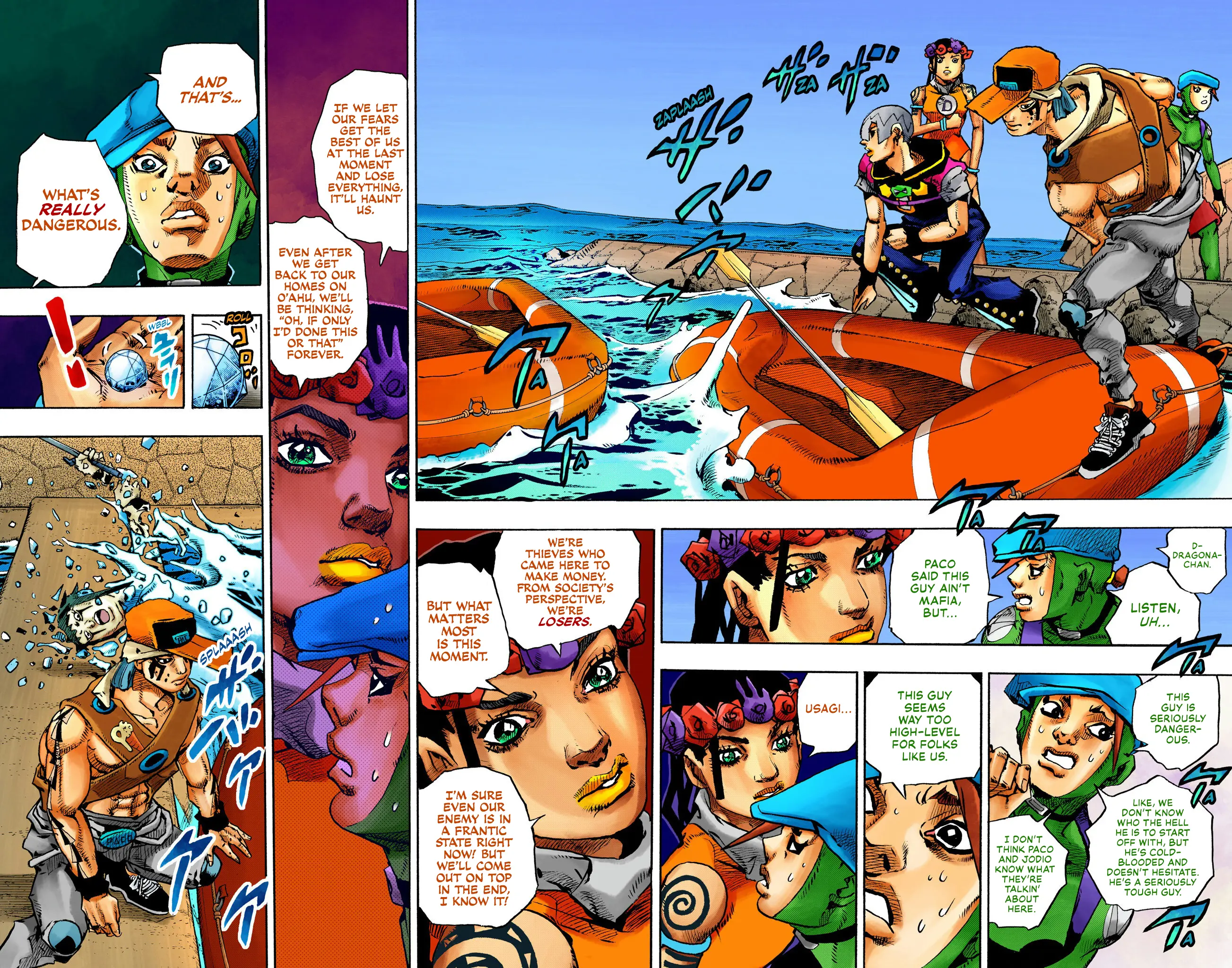 Jojo's Bizarre Adventure Part 9 - The Jojolands (Official Colored) - Vol.3 Chapter 11: Kailua-Kona - Flight Waiting Time Part 3