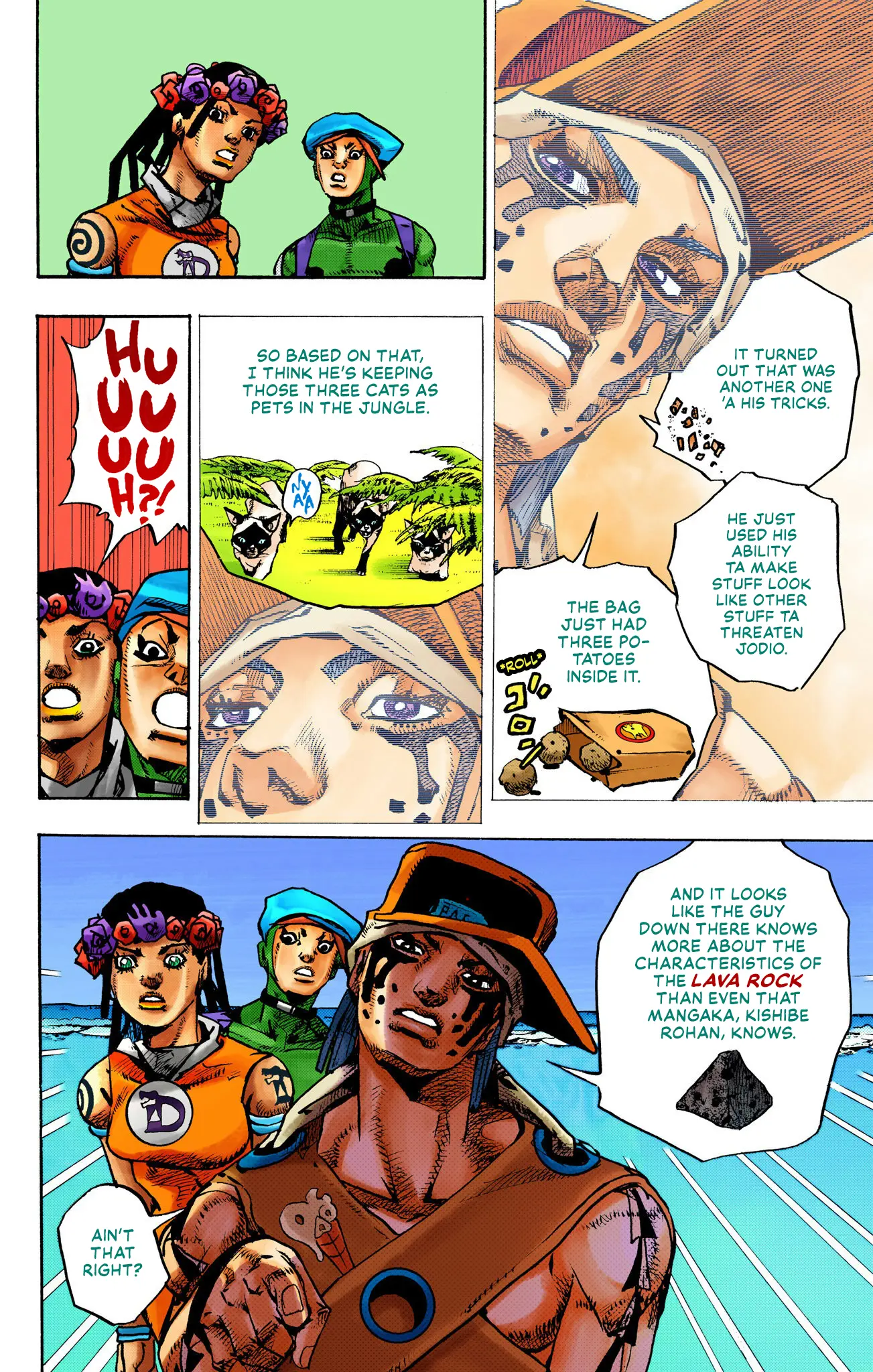 Jojo's Bizarre Adventure Part 9 - The Jojolands (Official Colored) - Vol.3 Chapter 11: Kailua-Kona - Flight Waiting Time Part 3