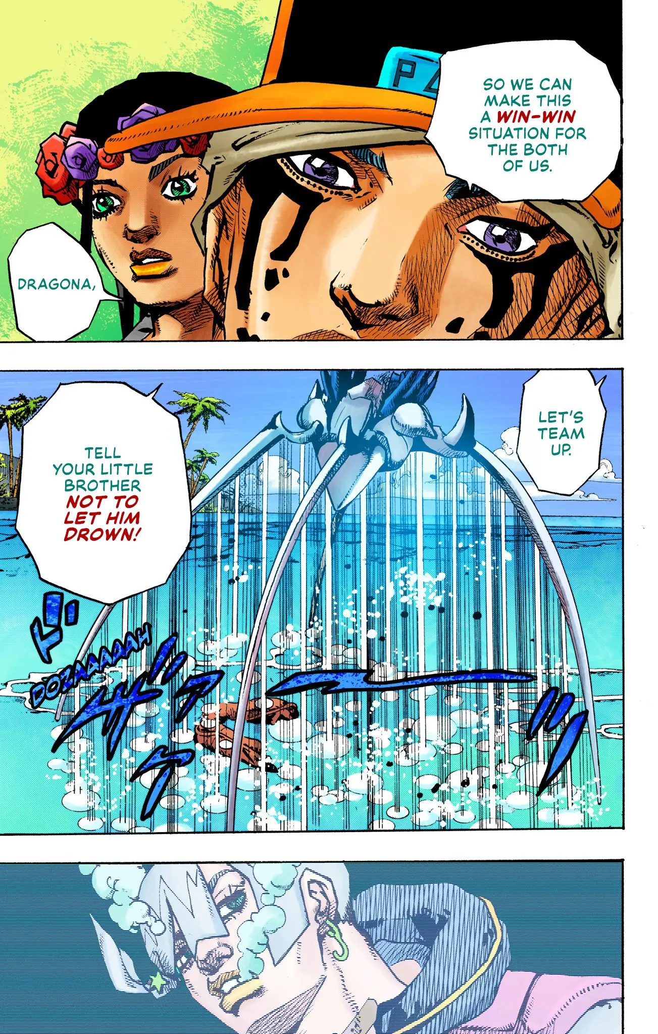 Jojo's Bizarre Adventure Part 9 - The Jojolands (Official Colored) - Vol.3 Chapter 11: Kailua-Kona - Flight Waiting Time Part 3