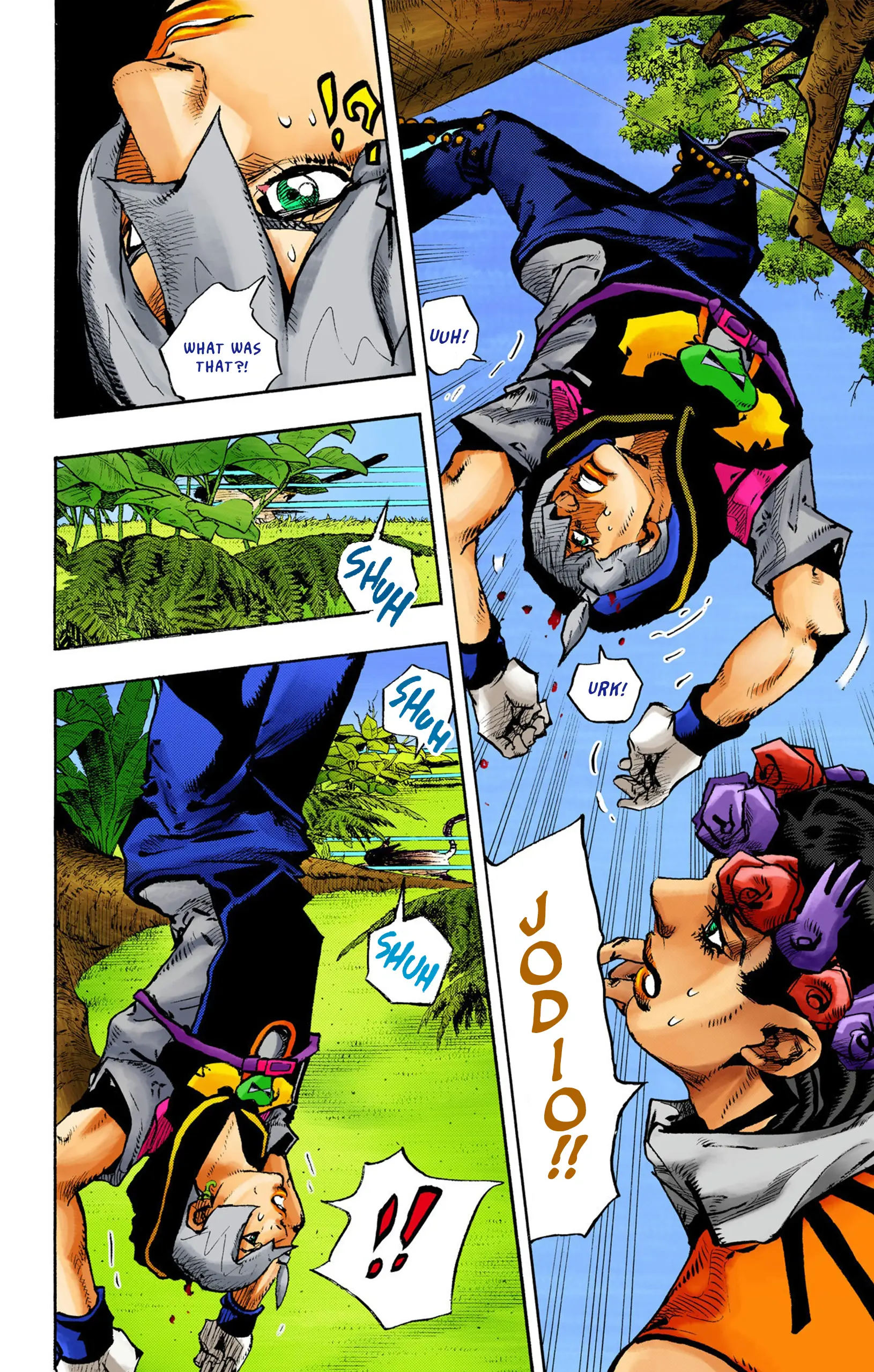 Jojo's Bizarre Adventure Part 9 - The Jojolands (Official Colored) - Vol.2 Chapter 6: Hualalai - Cat Size, Part 1