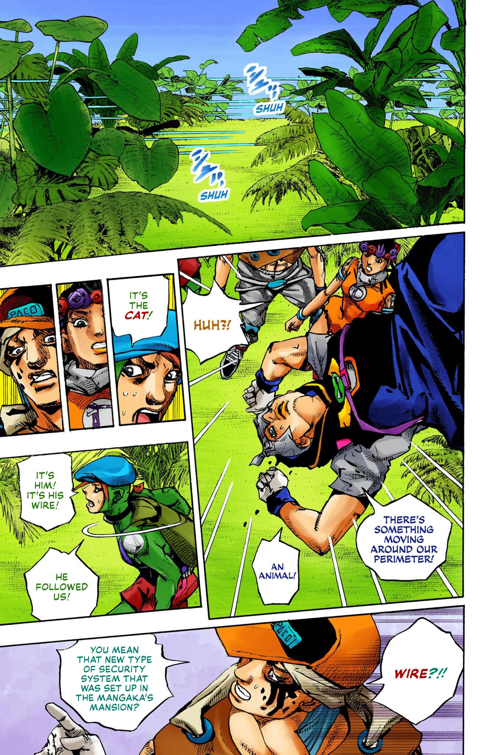 Jojo's Bizarre Adventure Part 9 - The Jojolands (Official Colored) - Vol.2 Chapter 6: Hualalai - Cat Size, Part 1