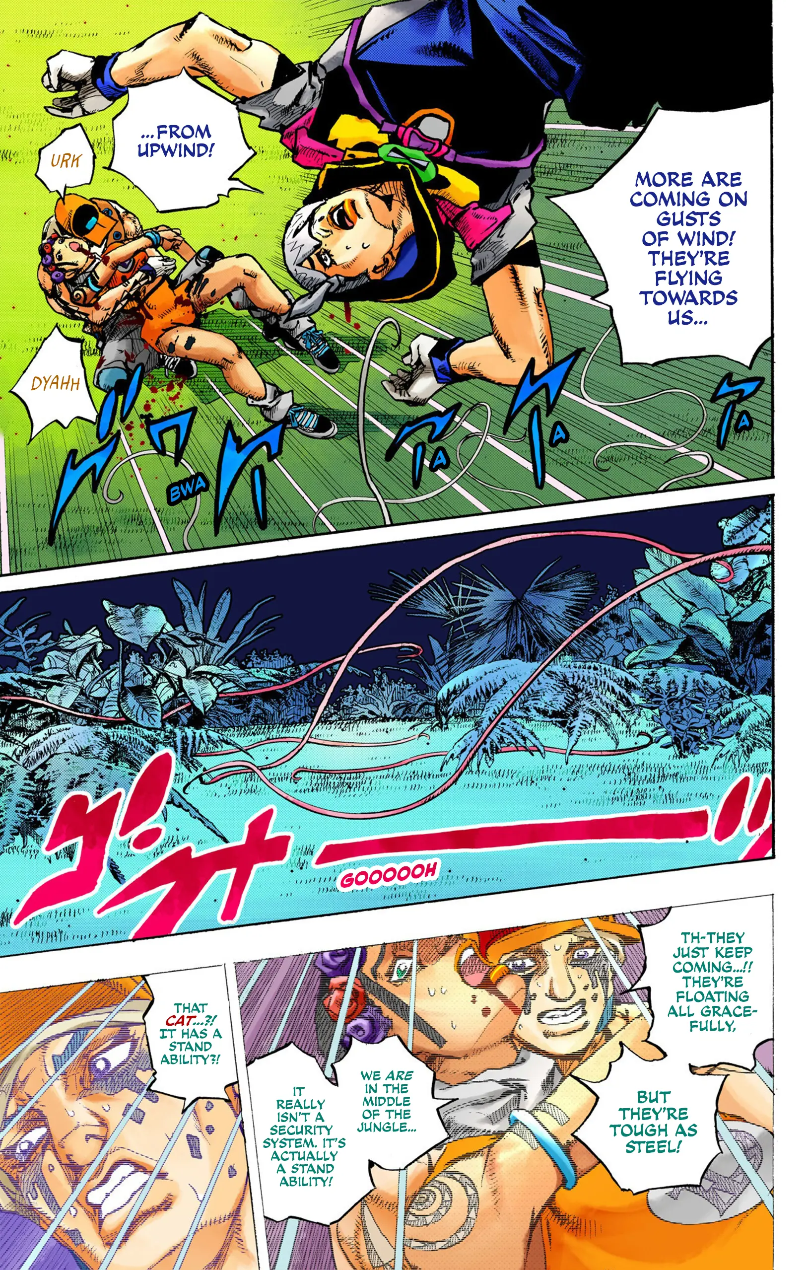 Jojo's Bizarre Adventure Part 9 - The Jojolands (Official Colored) - Vol.2 Chapter 6: Hualalai - Cat Size, Part 1