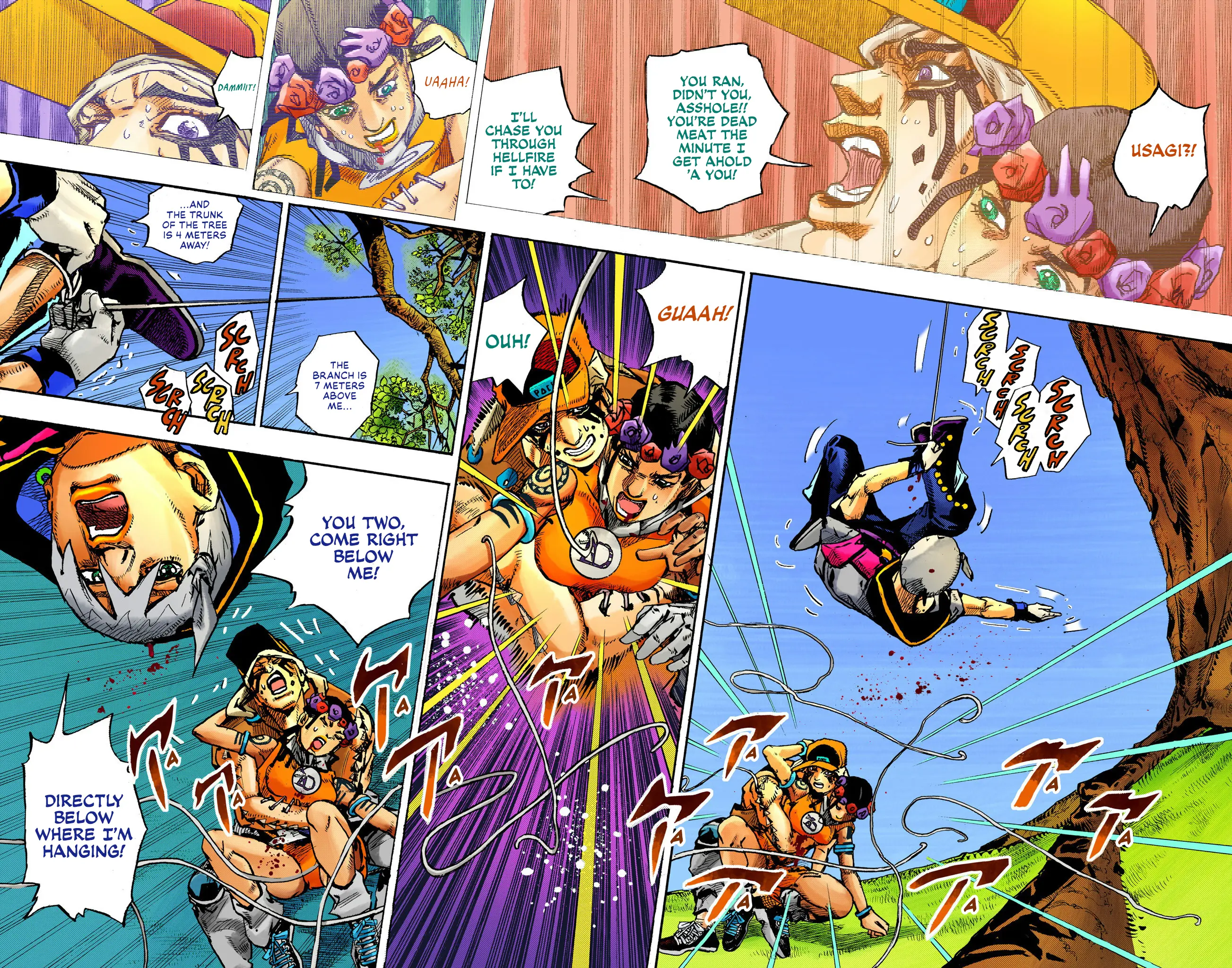 Jojo's Bizarre Adventure Part 9 - The Jojolands (Official Colored) - Vol.2 Chapter 6: Hualalai - Cat Size, Part 1