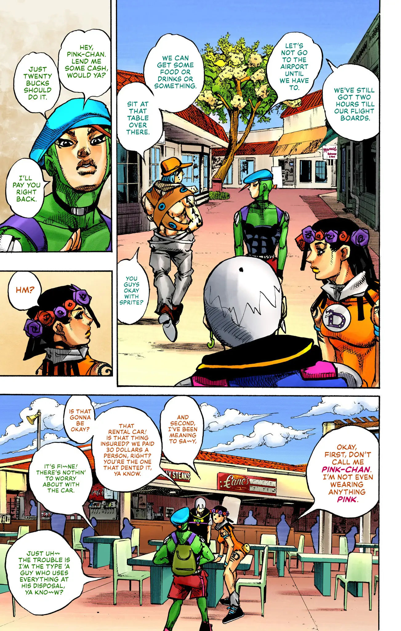 Jojo's Bizarre Adventure Part 9 - The Jojolands (Official Colored) - Vol.2 Chapter 8: Hualalai - Cat Size, Part 3