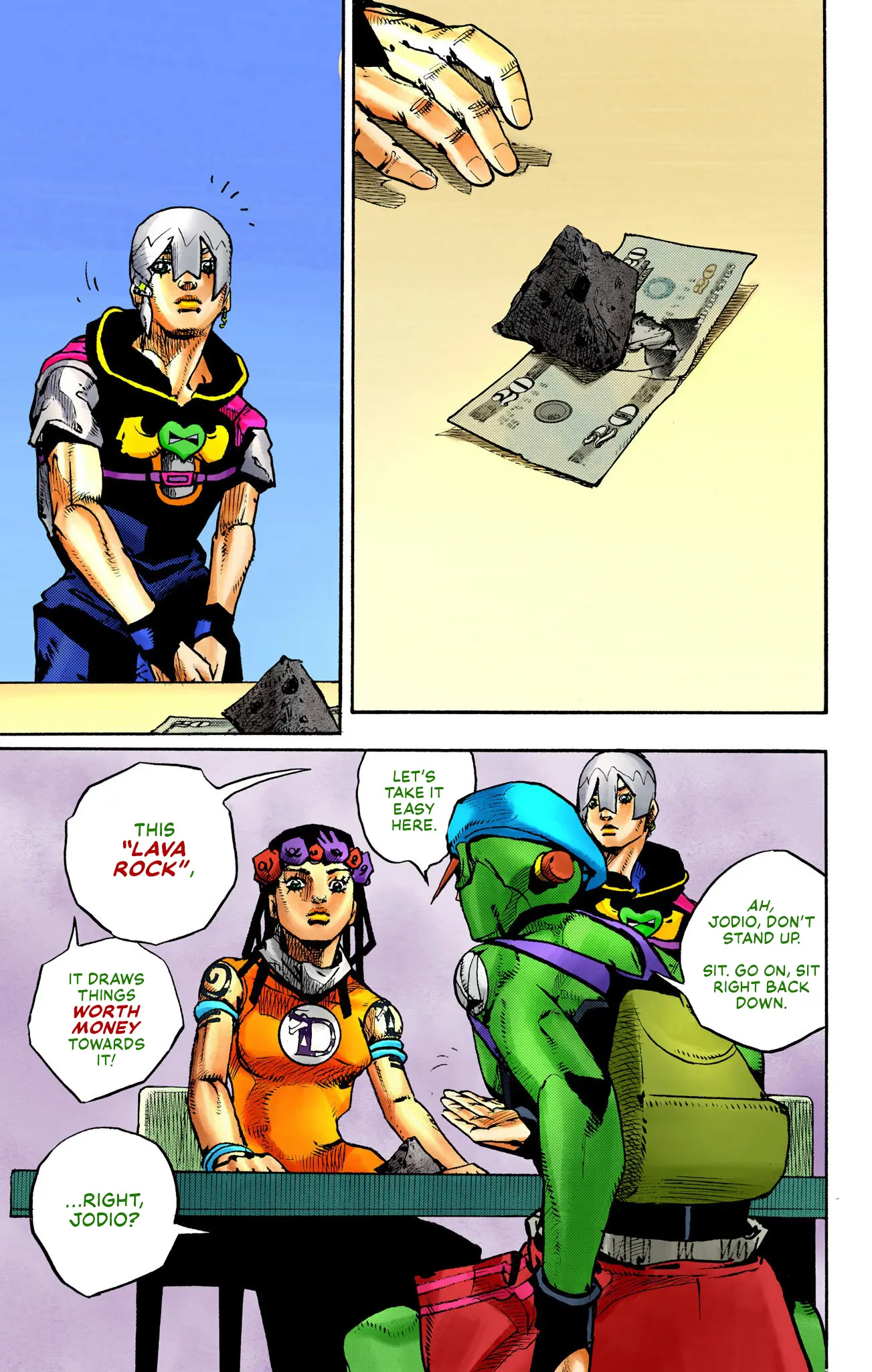 Jojo's Bizarre Adventure Part 9 - The Jojolands (Official Colored) - Vol.2 Chapter 8: Hualalai - Cat Size, Part 3