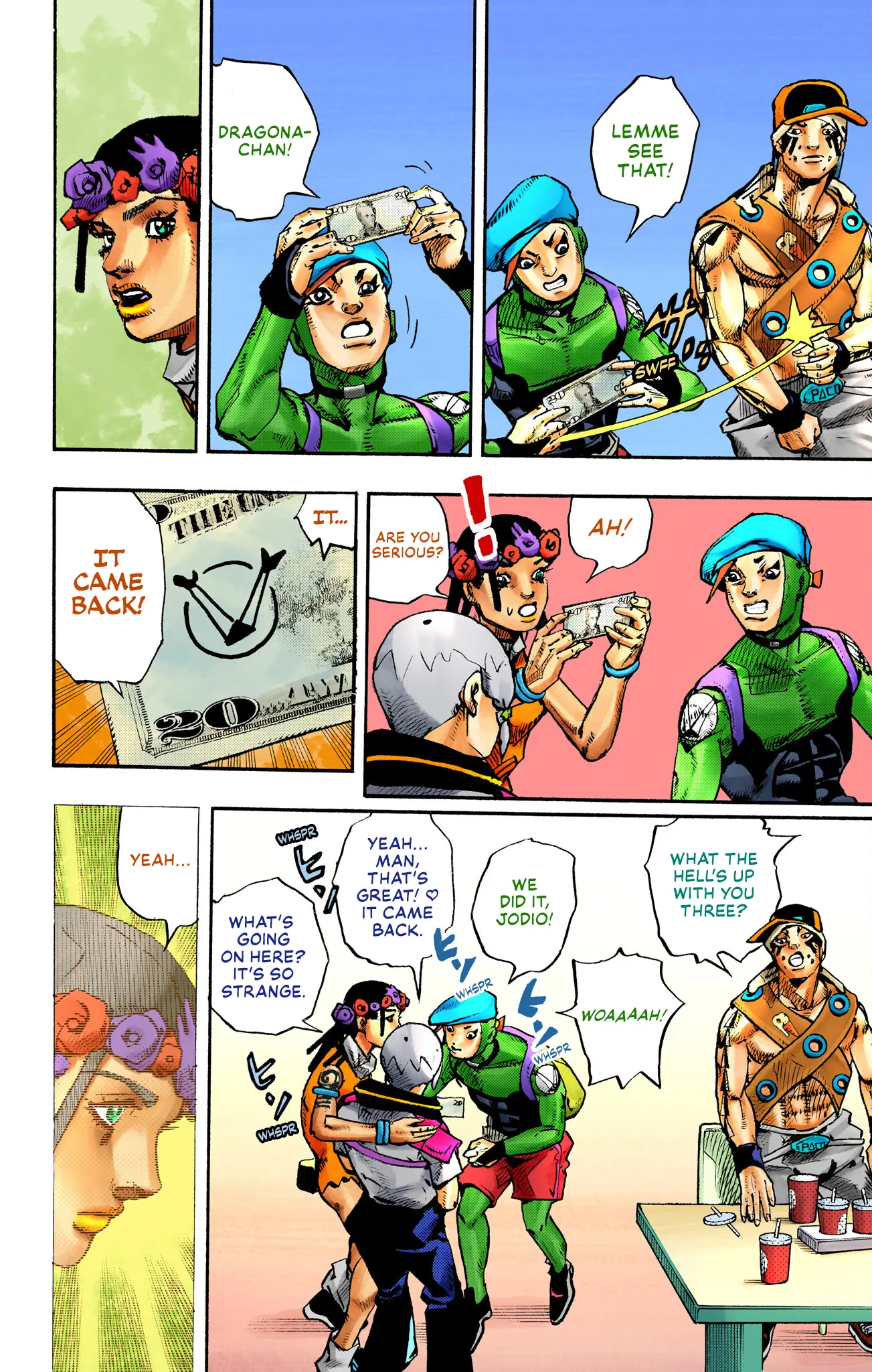 Jojo's Bizarre Adventure Part 9 - The Jojolands (Official Colored) - Vol.2 Chapter 8: Hualalai - Cat Size, Part 3