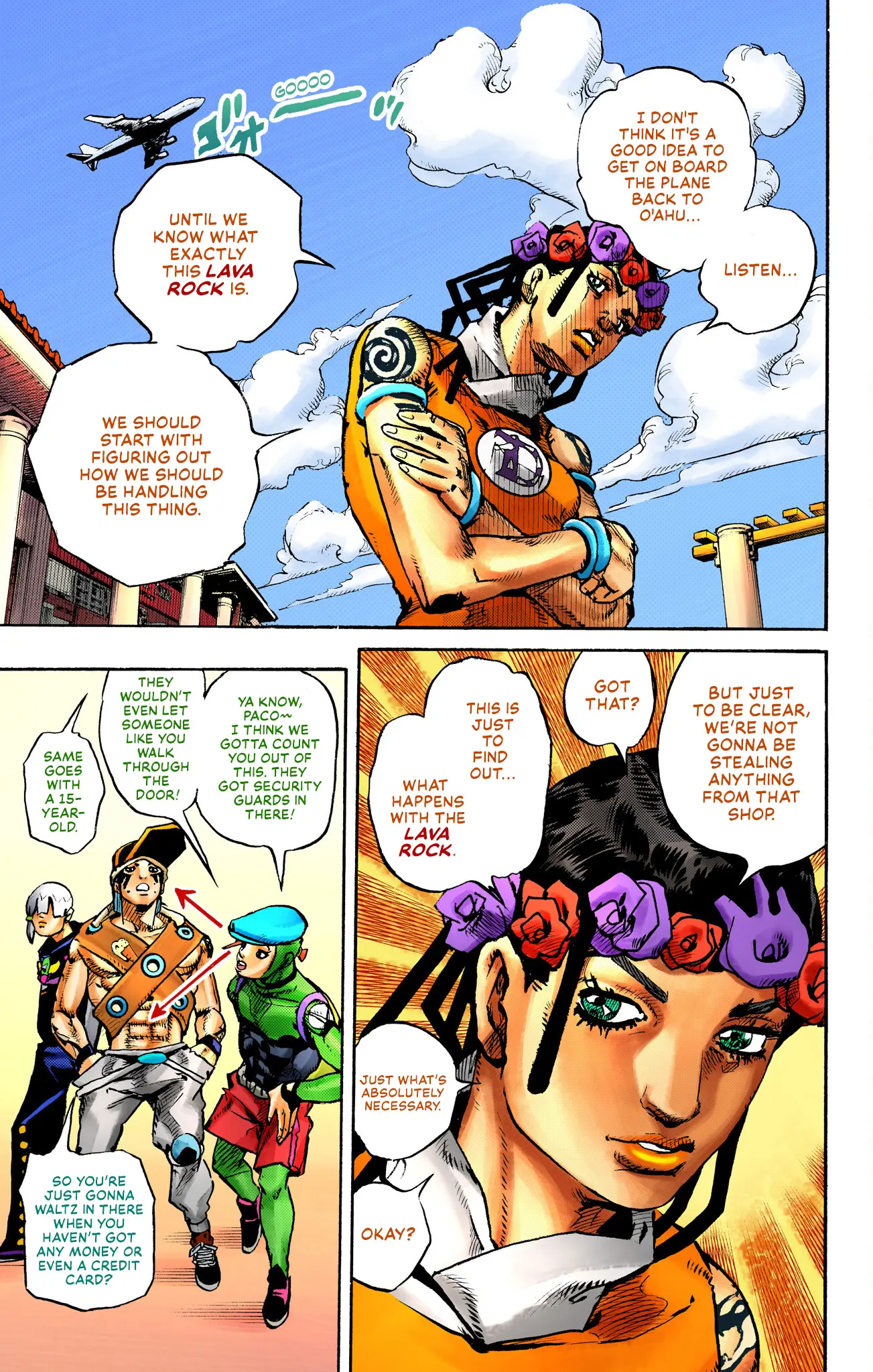 Jojo's Bizarre Adventure Part 9 - The Jojolands (Official Colored) - Vol.2 Chapter 8: Hualalai - Cat Size, Part 3