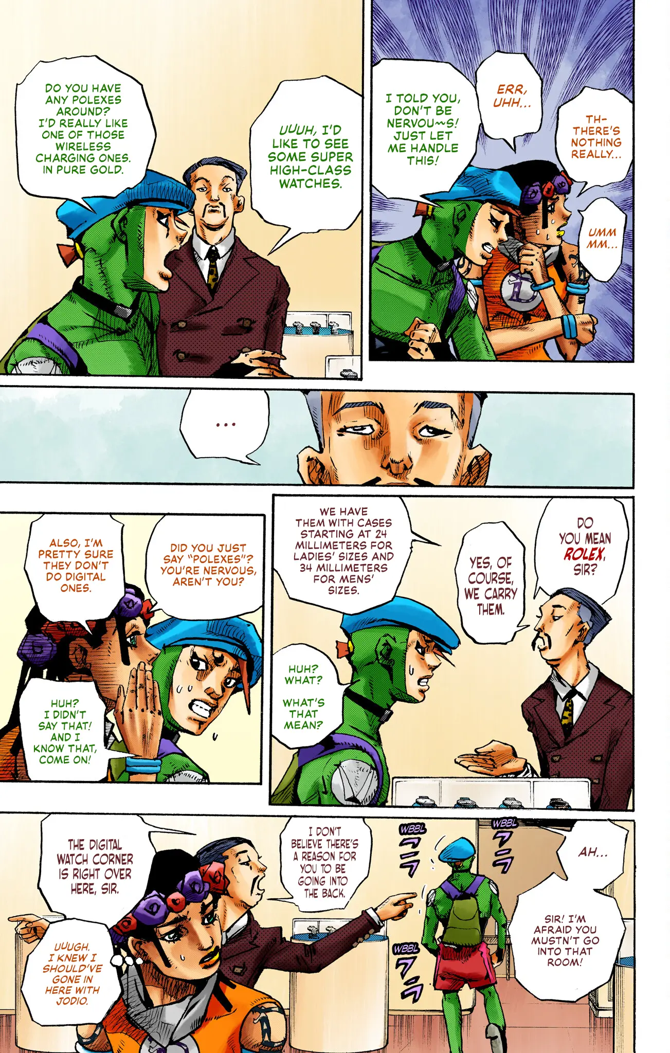 Jojo's Bizarre Adventure Part 9 - The Jojolands (Official Colored) - Vol.2 Chapter 8: Hualalai - Cat Size, Part 3