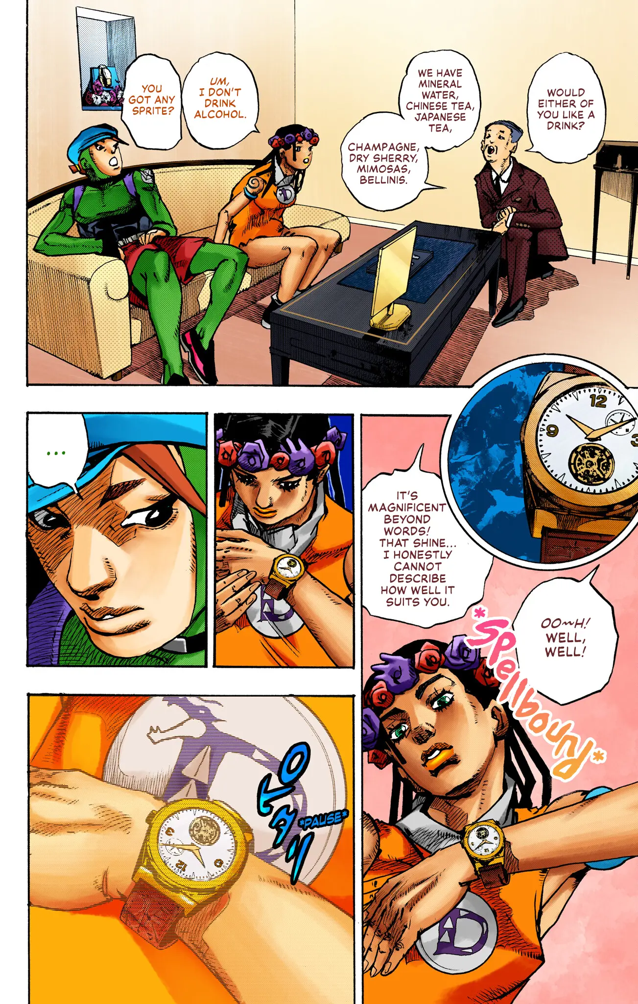 Jojo's Bizarre Adventure Part 9 - The Jojolands (Official Colored) - Vol.2 Chapter 8: Hualalai - Cat Size, Part 3