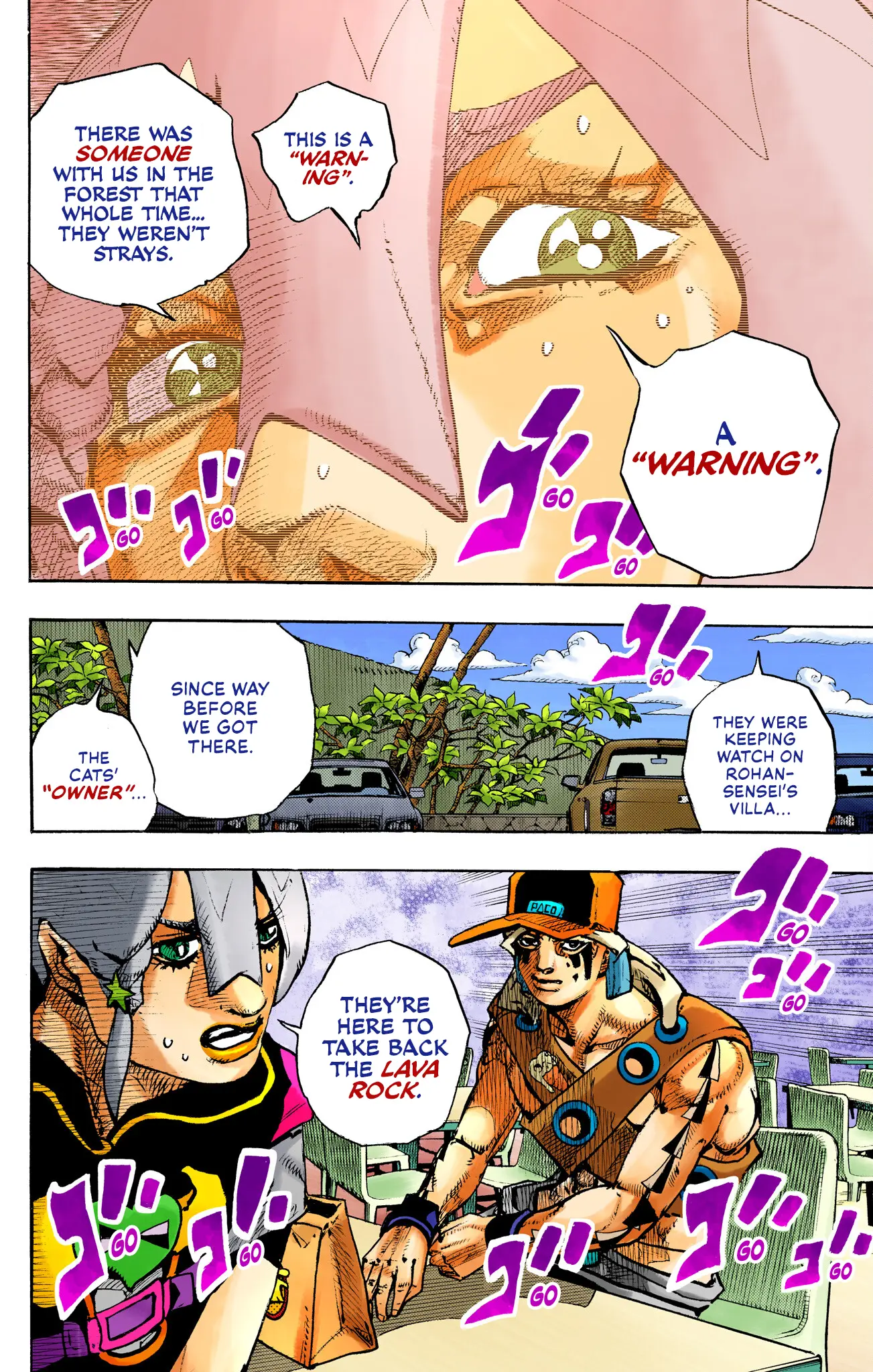 Jojo's Bizarre Adventure Part 9 - The Jojolands (Official Colored) - Vol.2 Chapter 8: Hualalai - Cat Size, Part 3