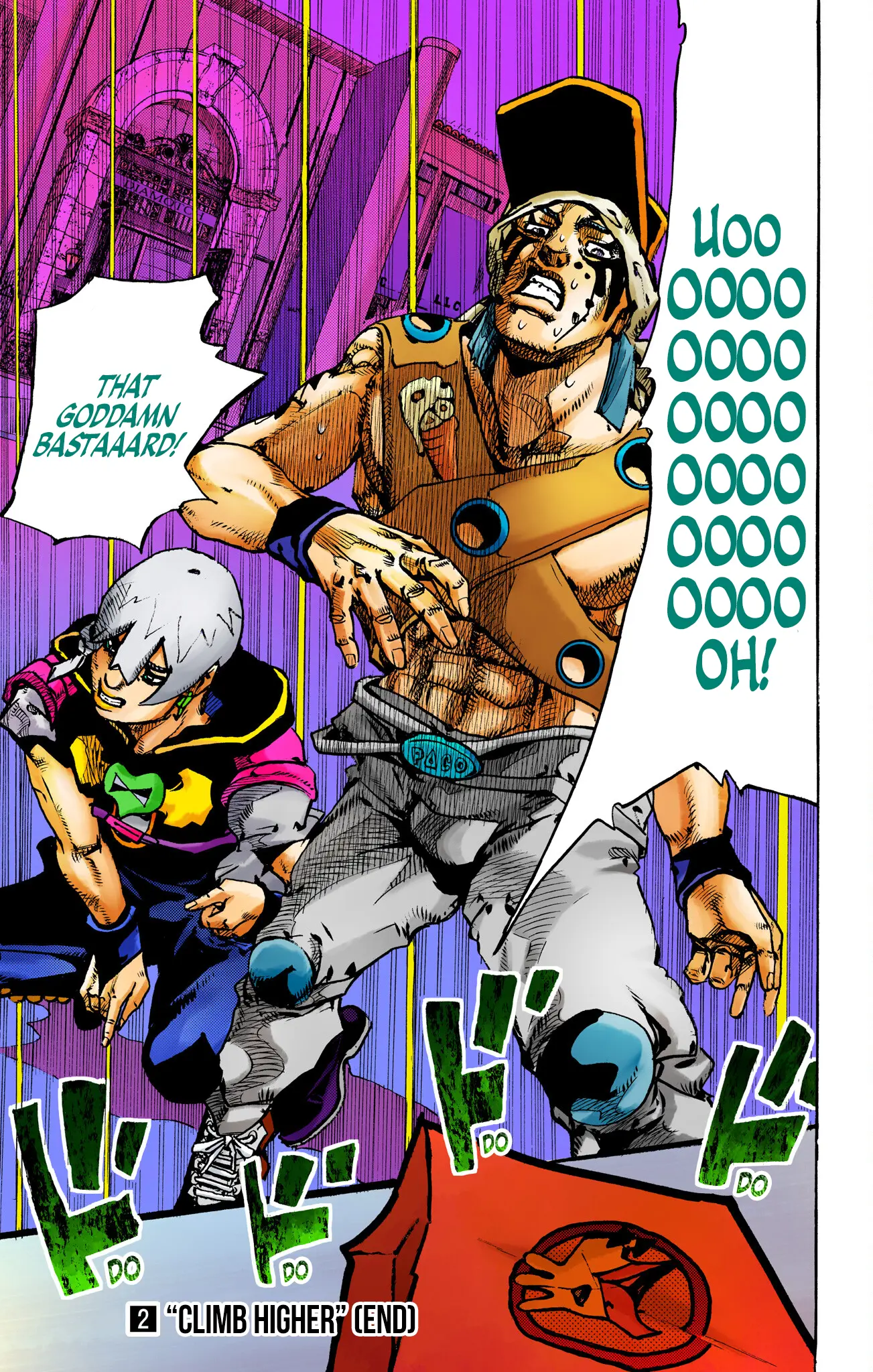 Jojo's Bizarre Adventure Part 9 - The Jojolands (Official Colored) - Vol.2 Chapter 8: Hualalai - Cat Size, Part 3