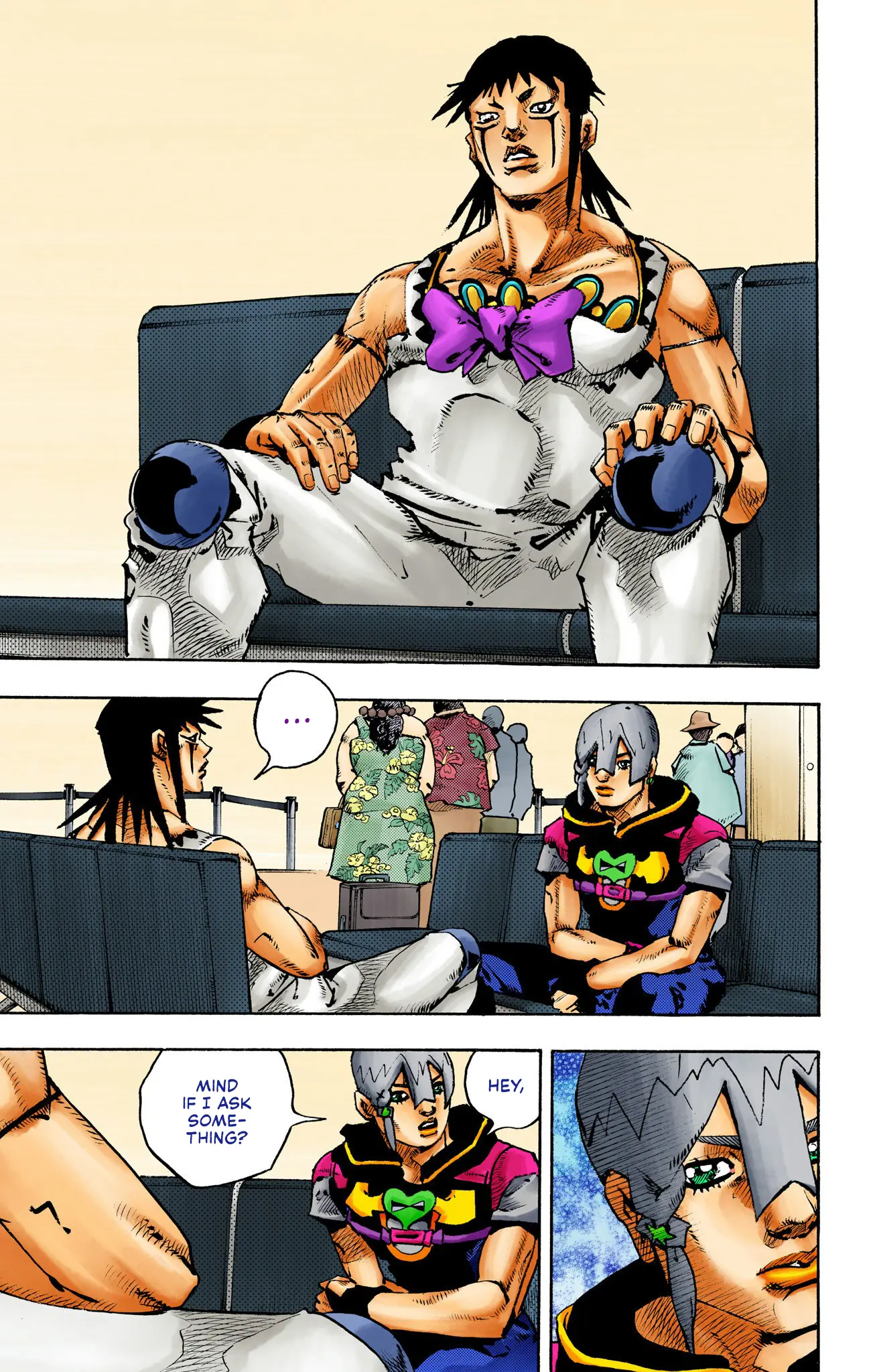 Jojo's Bizarre Adventure Part 9 - The Jojolands (Official Colored) - Vol.3 Chapter 12: Charming Man