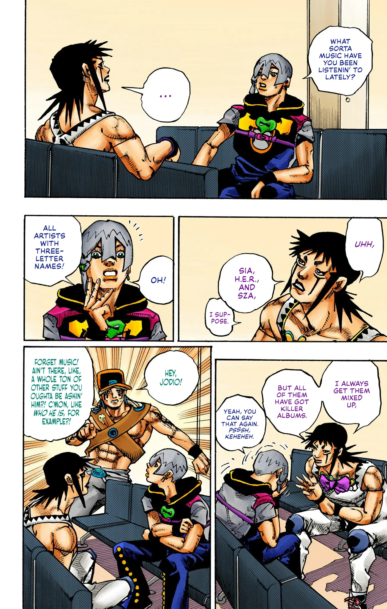 Jojo's Bizarre Adventure Part 9 - The Jojolands (Official Colored) - Vol.3 Chapter 12: Charming Man