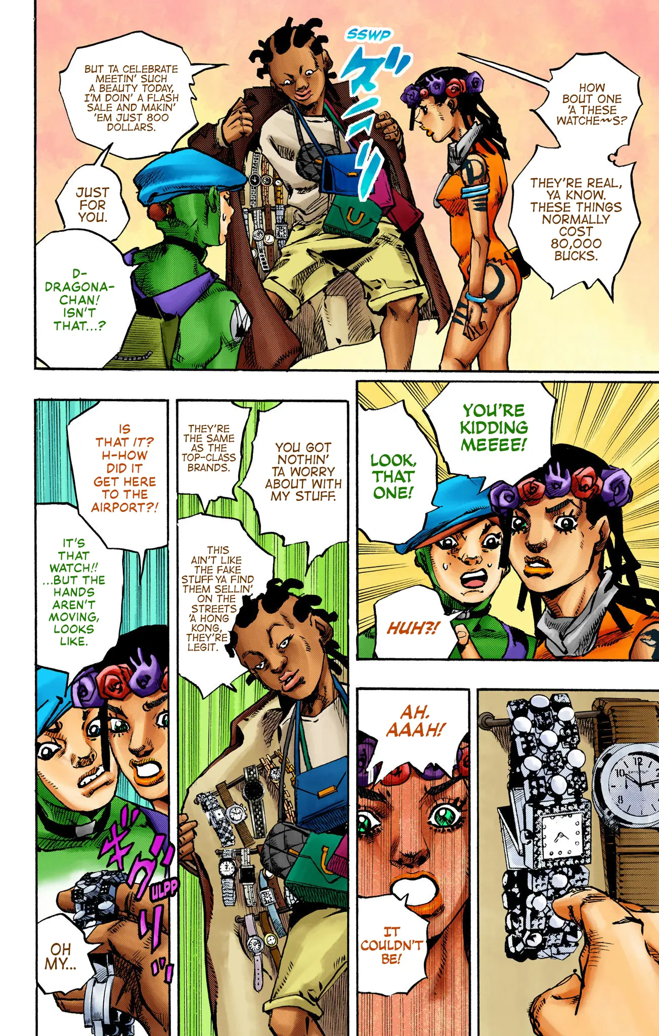 Jojo's Bizarre Adventure Part 9 - The Jojolands (Official Colored) - Vol.3 Chapter 12: Charming Man