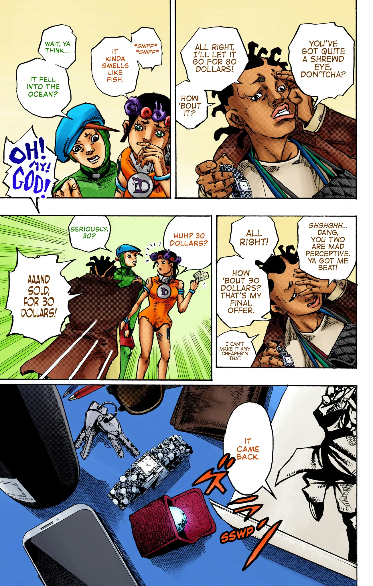 Jojo's Bizarre Adventure Part 9 - The Jojolands (Official Colored) - Vol.3 Chapter 12: Charming Man