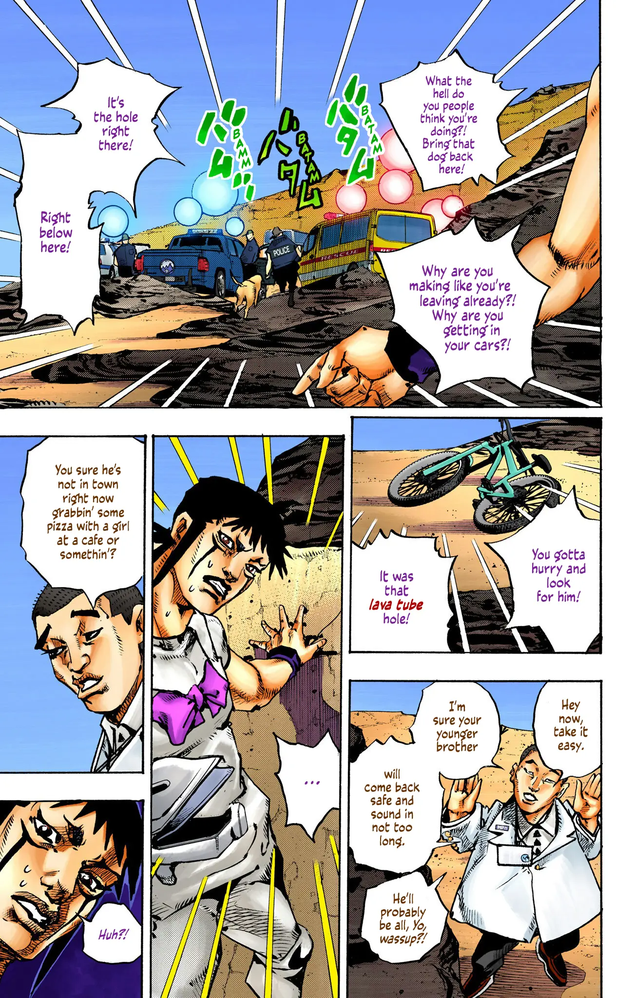 Jojo's Bizarre Adventure Part 9 - The Jojolands (Official Colored) - Vol.3 Chapter 12: Charming Man