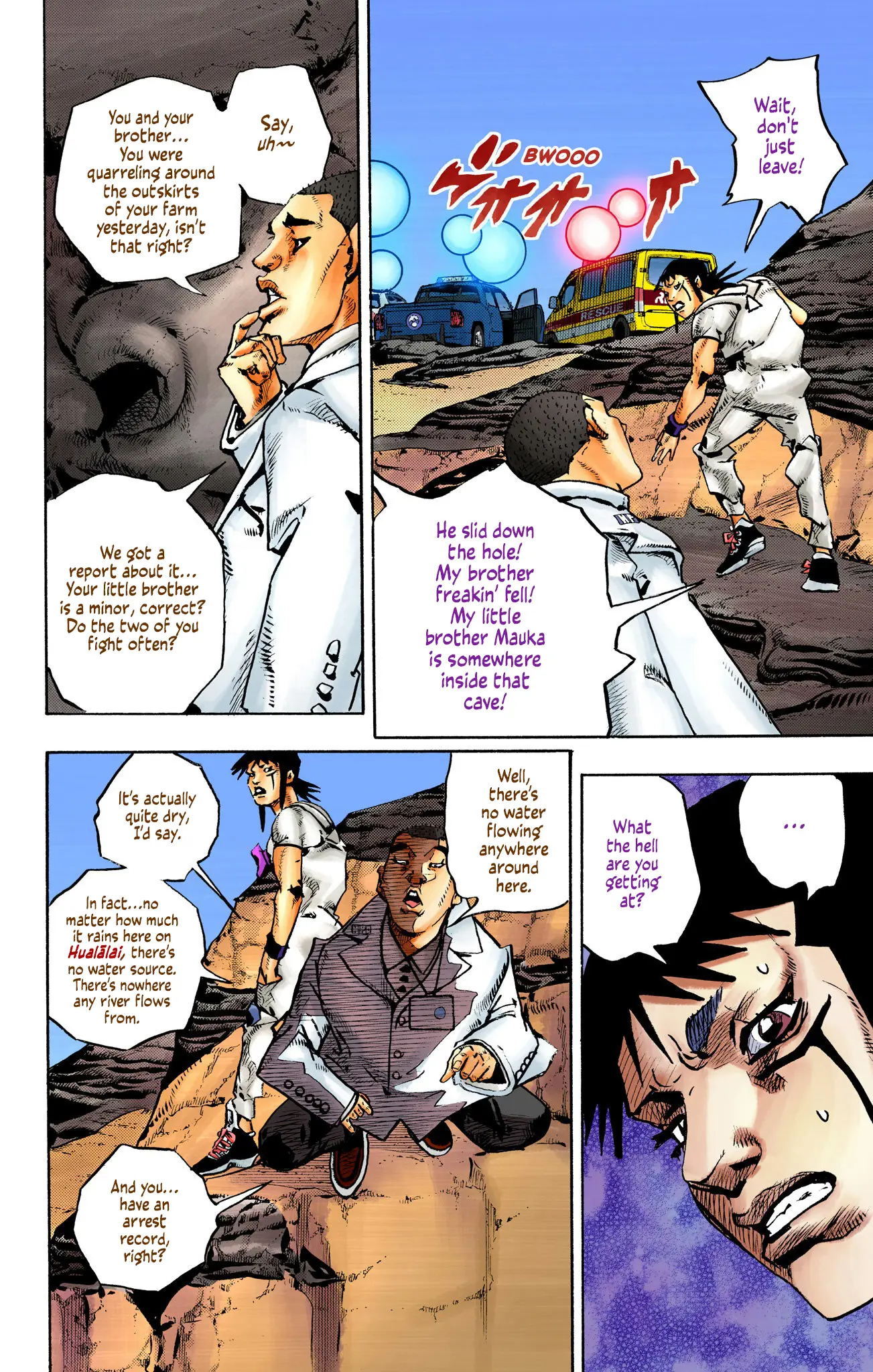 Jojo's Bizarre Adventure Part 9 - The Jojolands (Official Colored) - Vol.3 Chapter 12: Charming Man